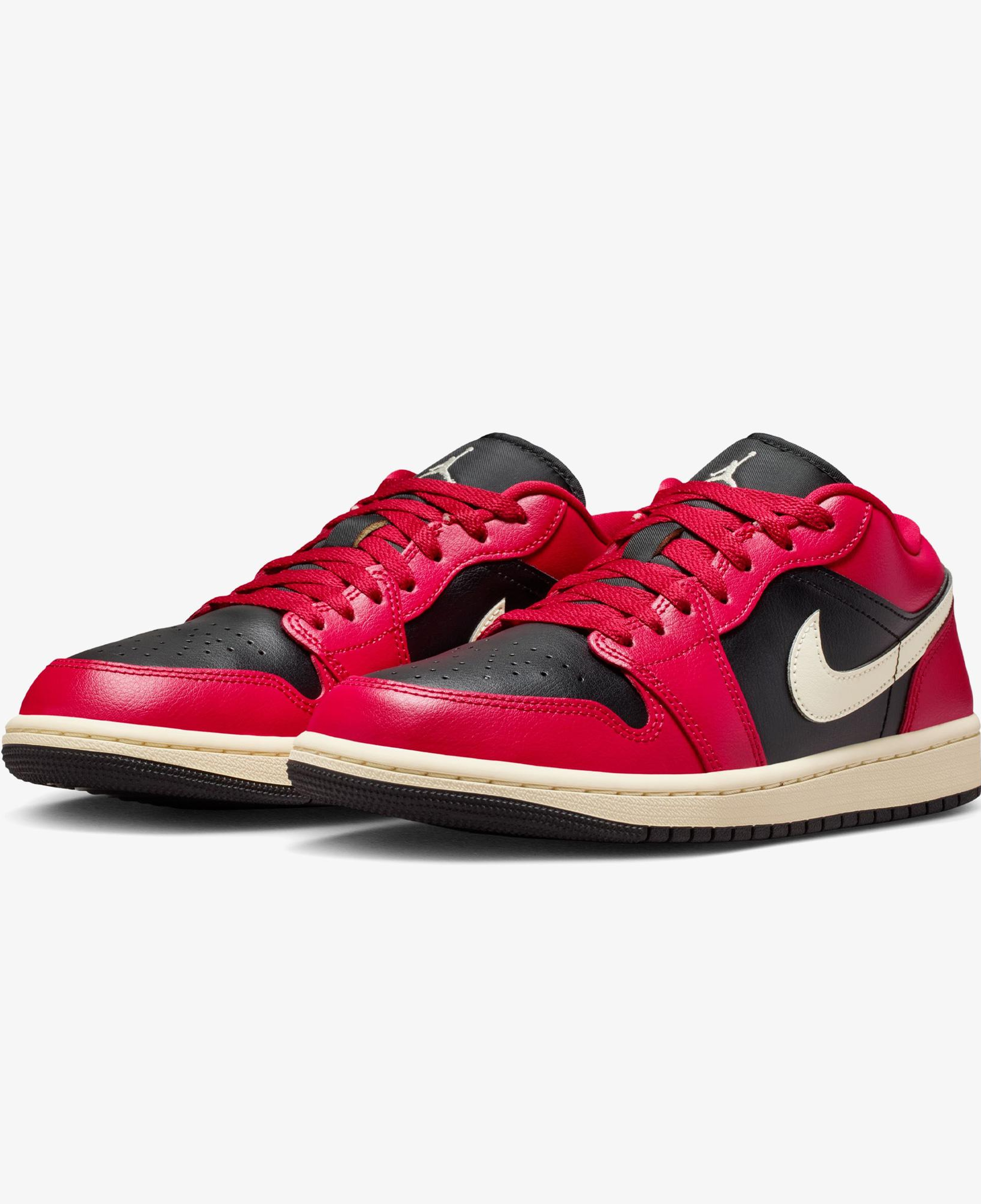 Jordan Air 1 Low Kadın Kırmızı Spor Ayakkabı