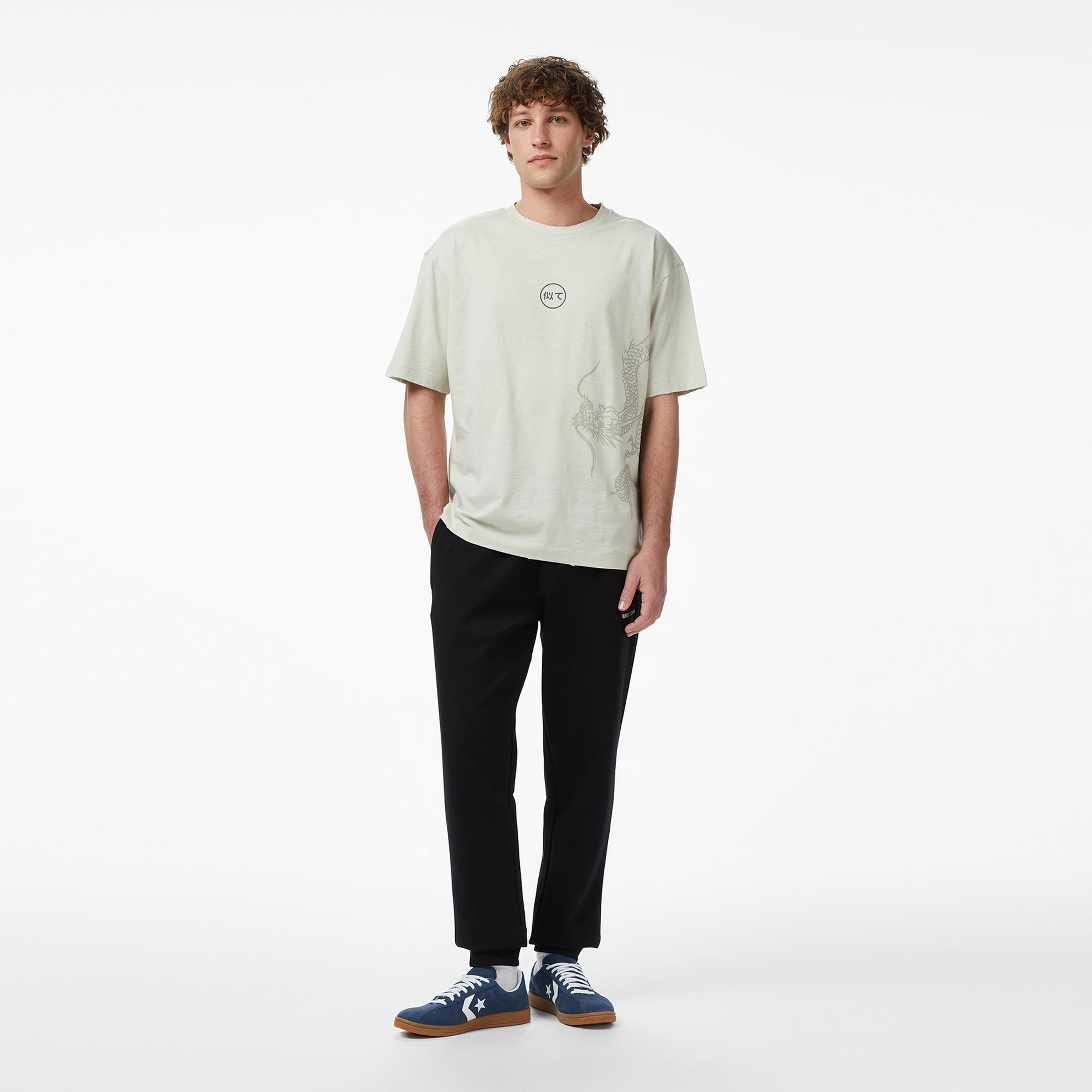 UNITED4 Regular Fit Erkek Siyah Eşofman Altı