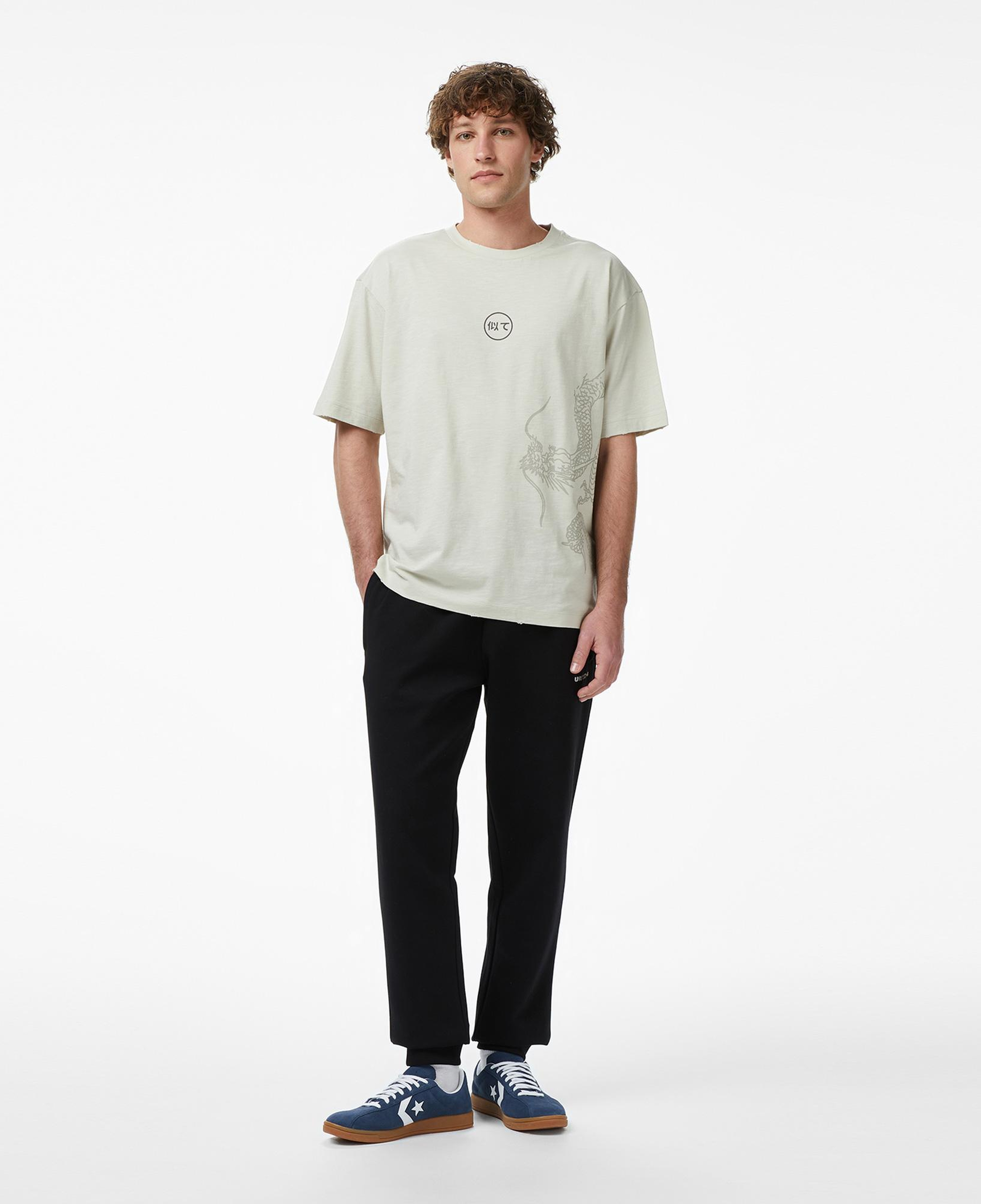 UNITED4 Regular Fit Erkek Siyah Eşofman Altı