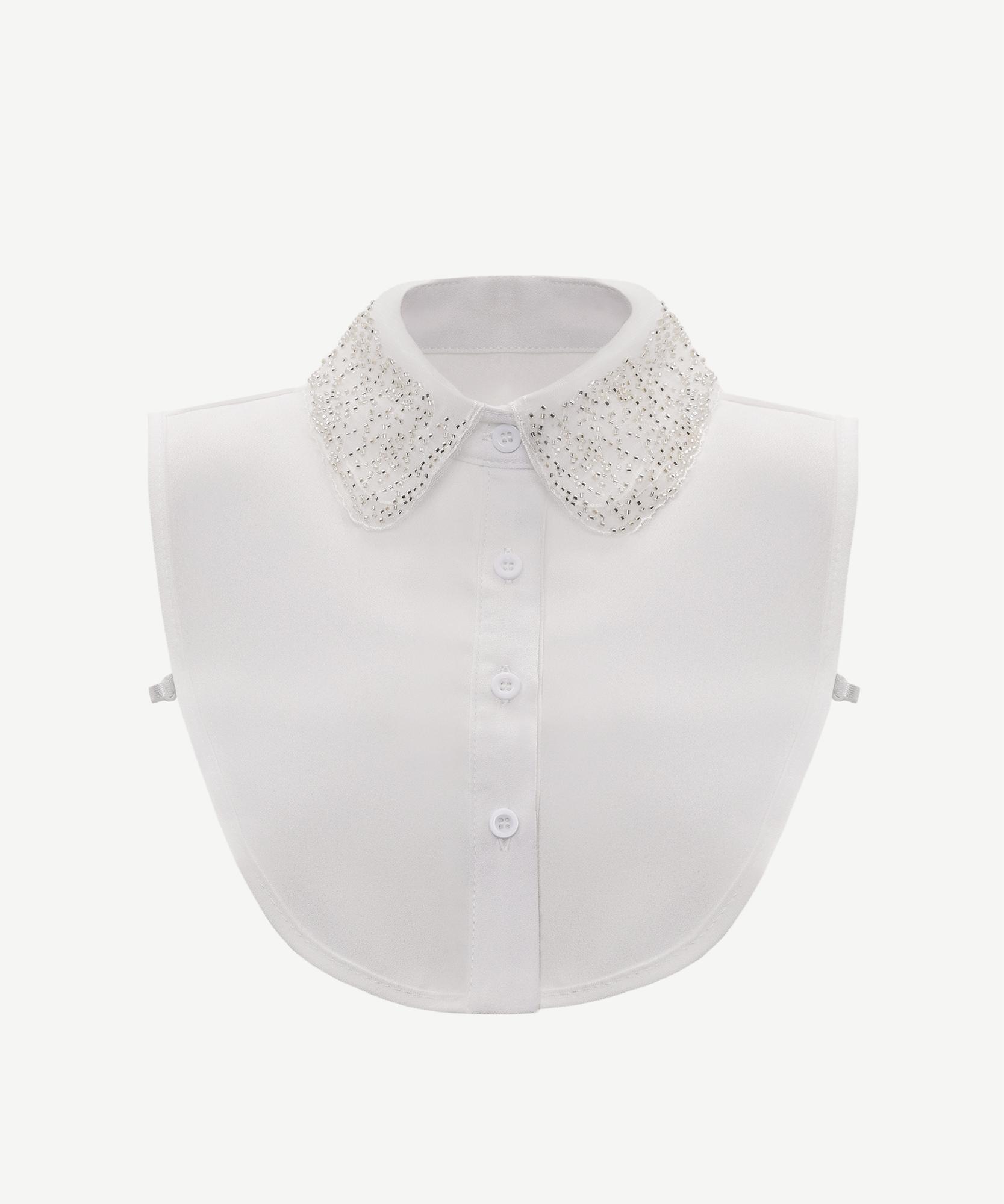 YARGICI İşleme Detaylı Yarım Gömlek Yakası