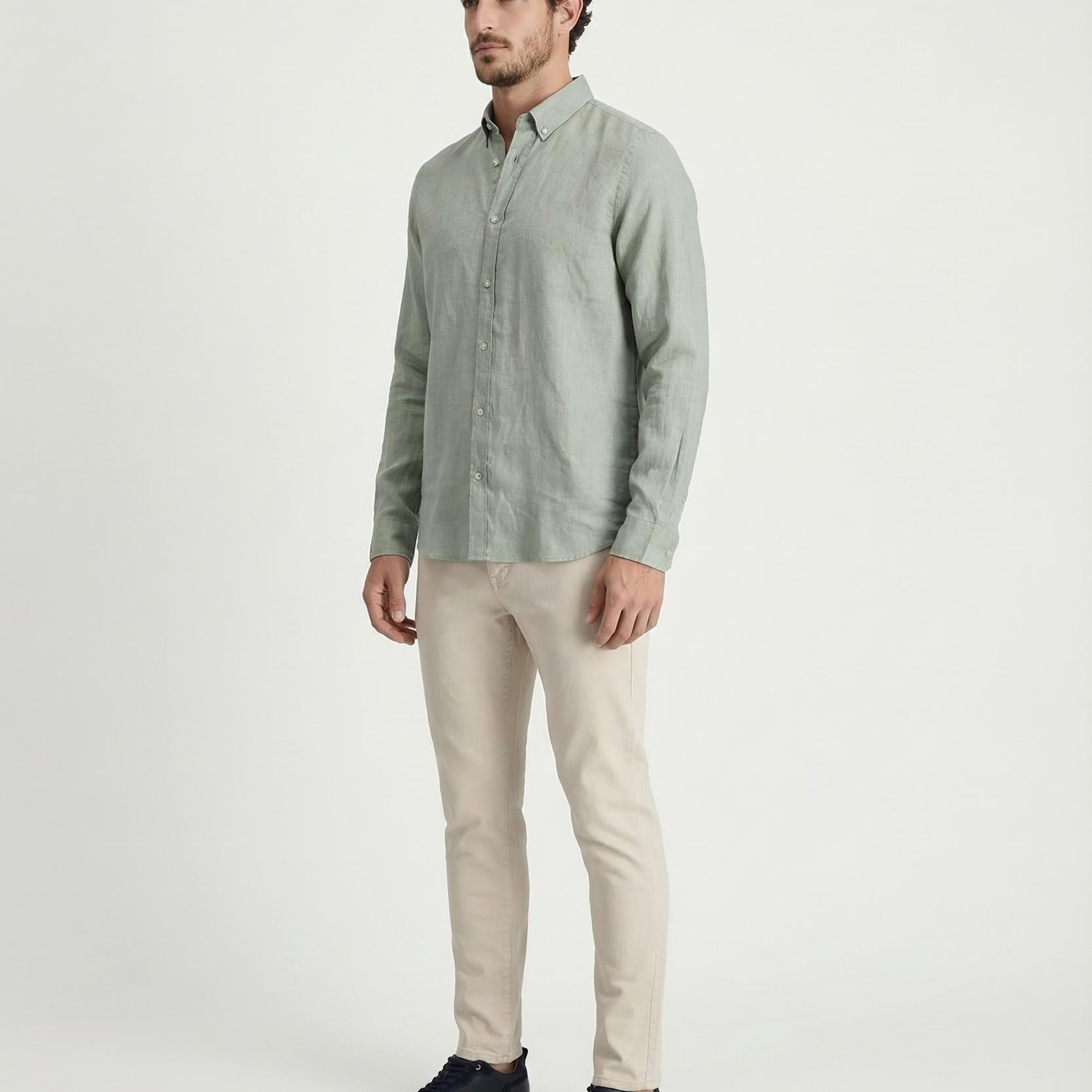 YARGICI Regular Gömlek Yaka Uzun Kol Gömlek