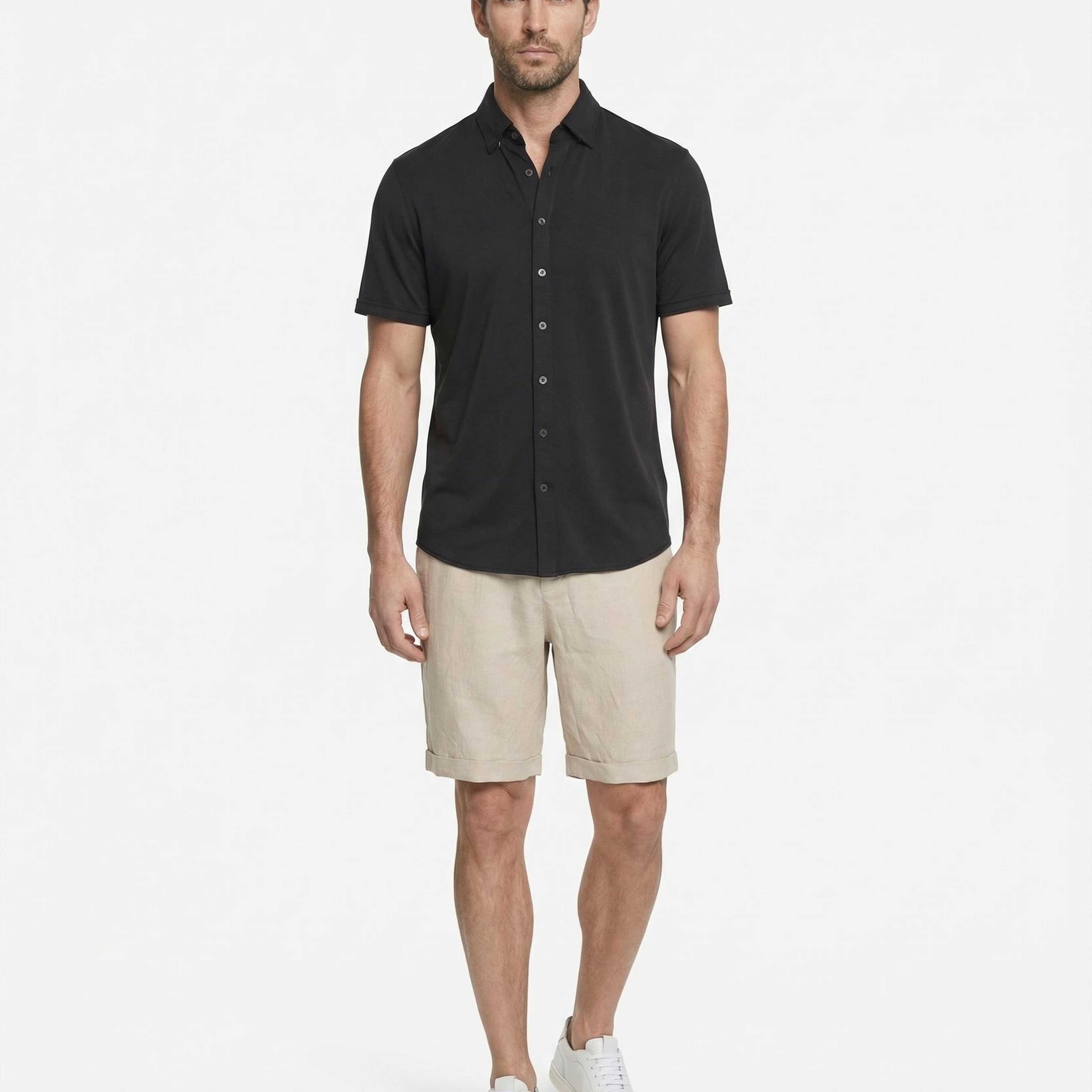 YARGICI Regular Gömlek Yaka Kısa Kol Gömlek