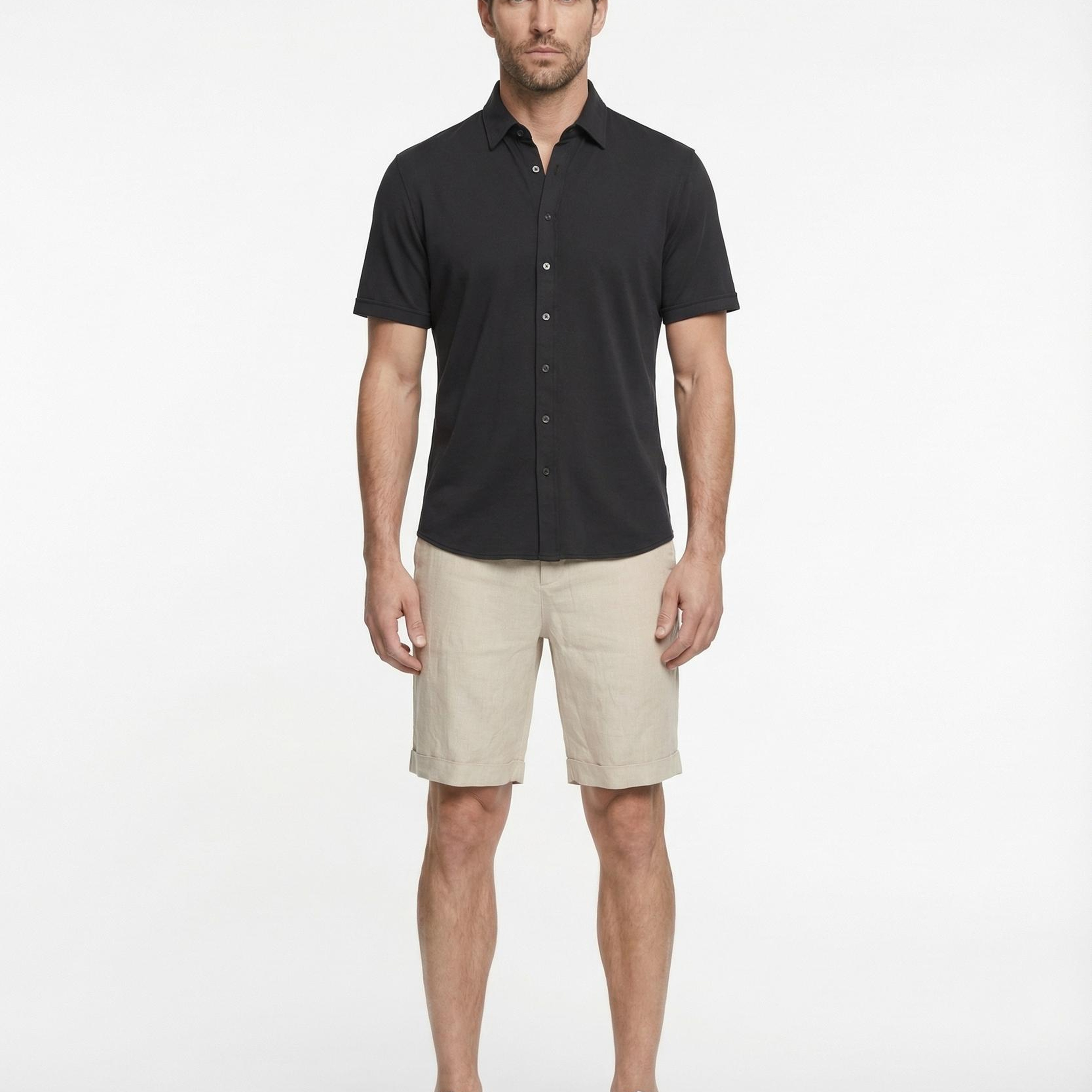 YARGICI Regular Gömlek Yaka Kısa Kol Gömlek