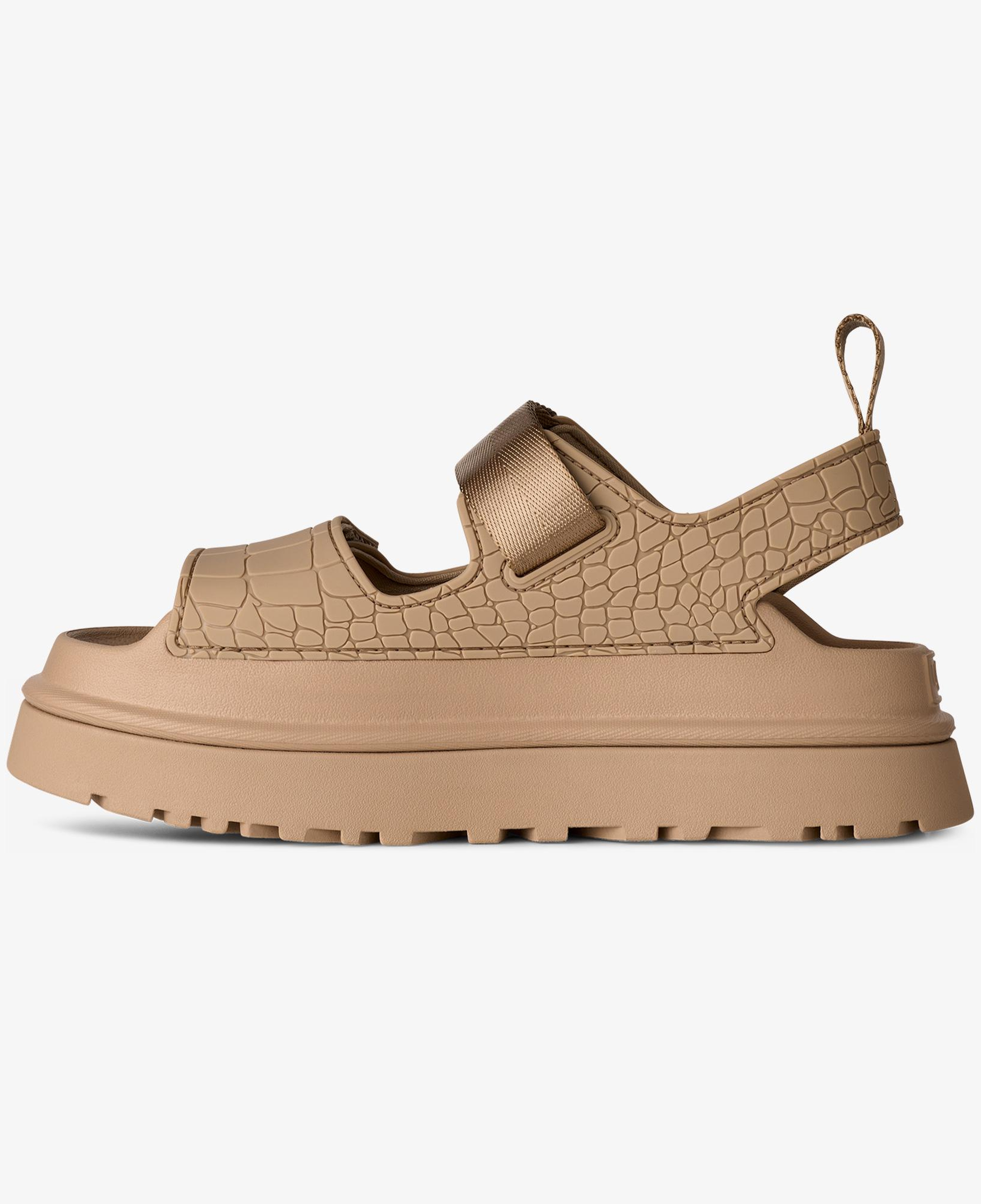 UGG Goldenglow Embossed Kadın Kum Beji Sandalet