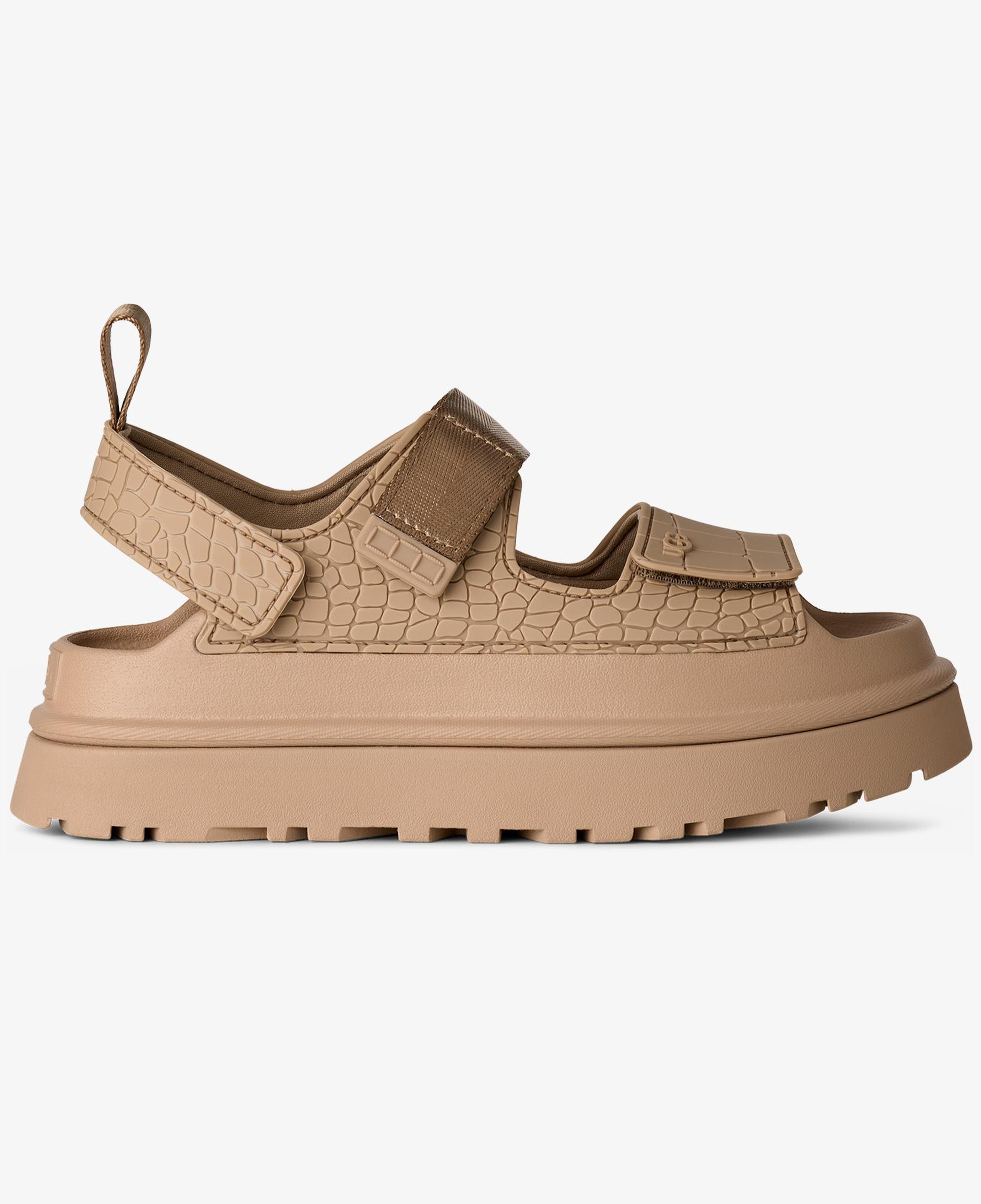 UGG Goldenglow Embossed Kadın Kum Beji Sandalet