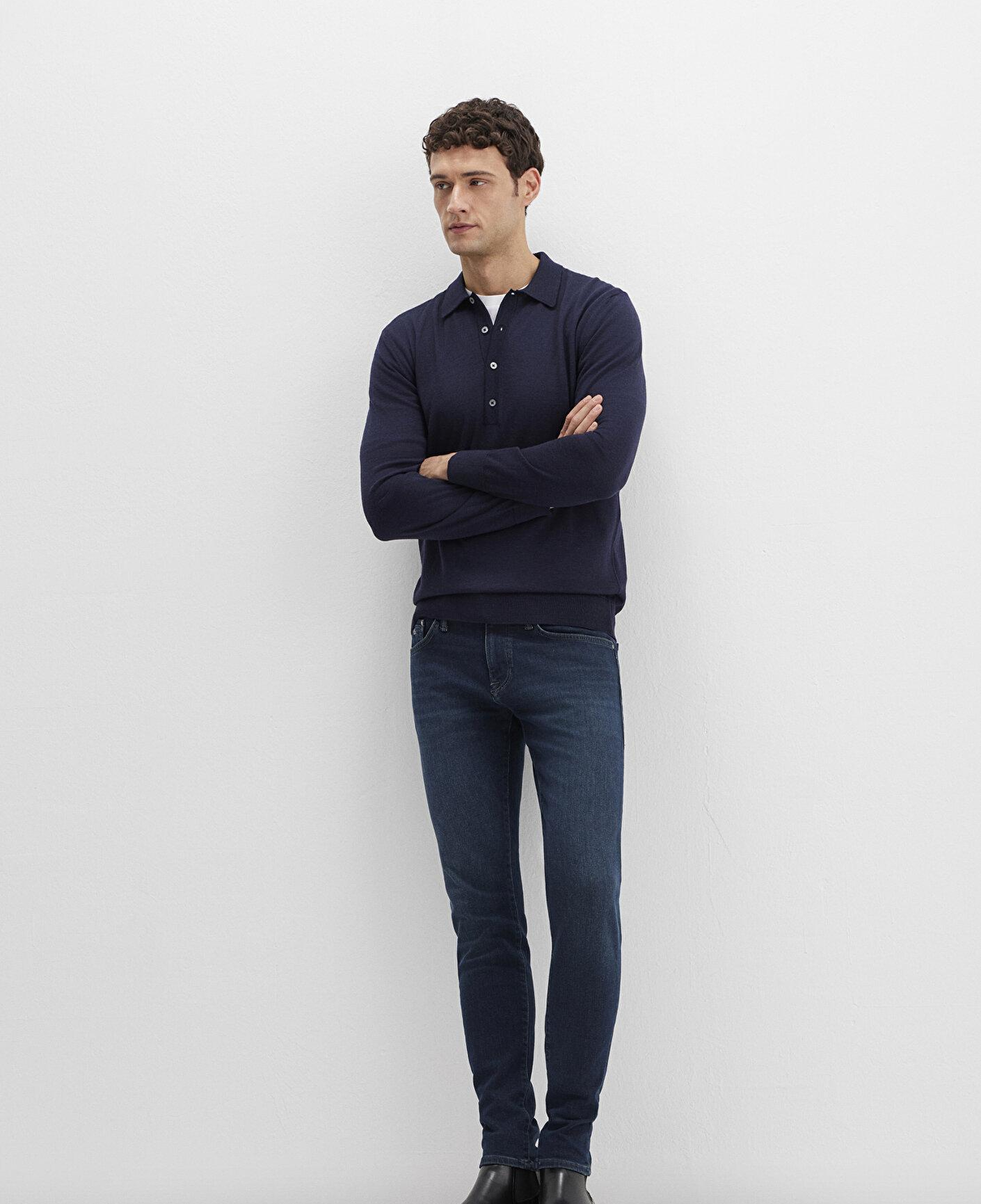Mavi James Lux Black Puslu Koyu Mavi Jean Pantolon 0042490825