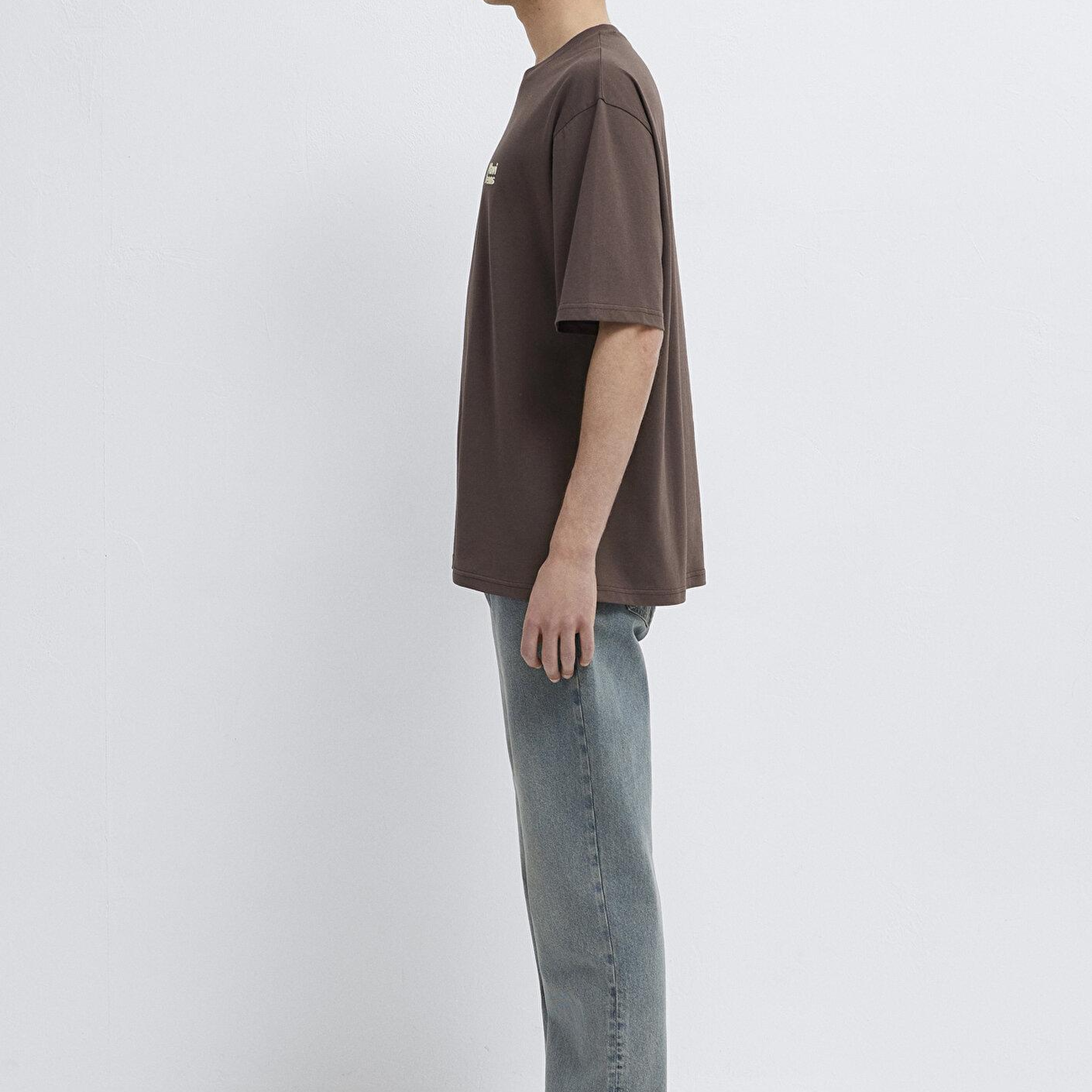 Mavi Mavi Jeans Baskılı Kahverengi Tişört Relaxed Fit / Rahat Kesim 0613347-71603