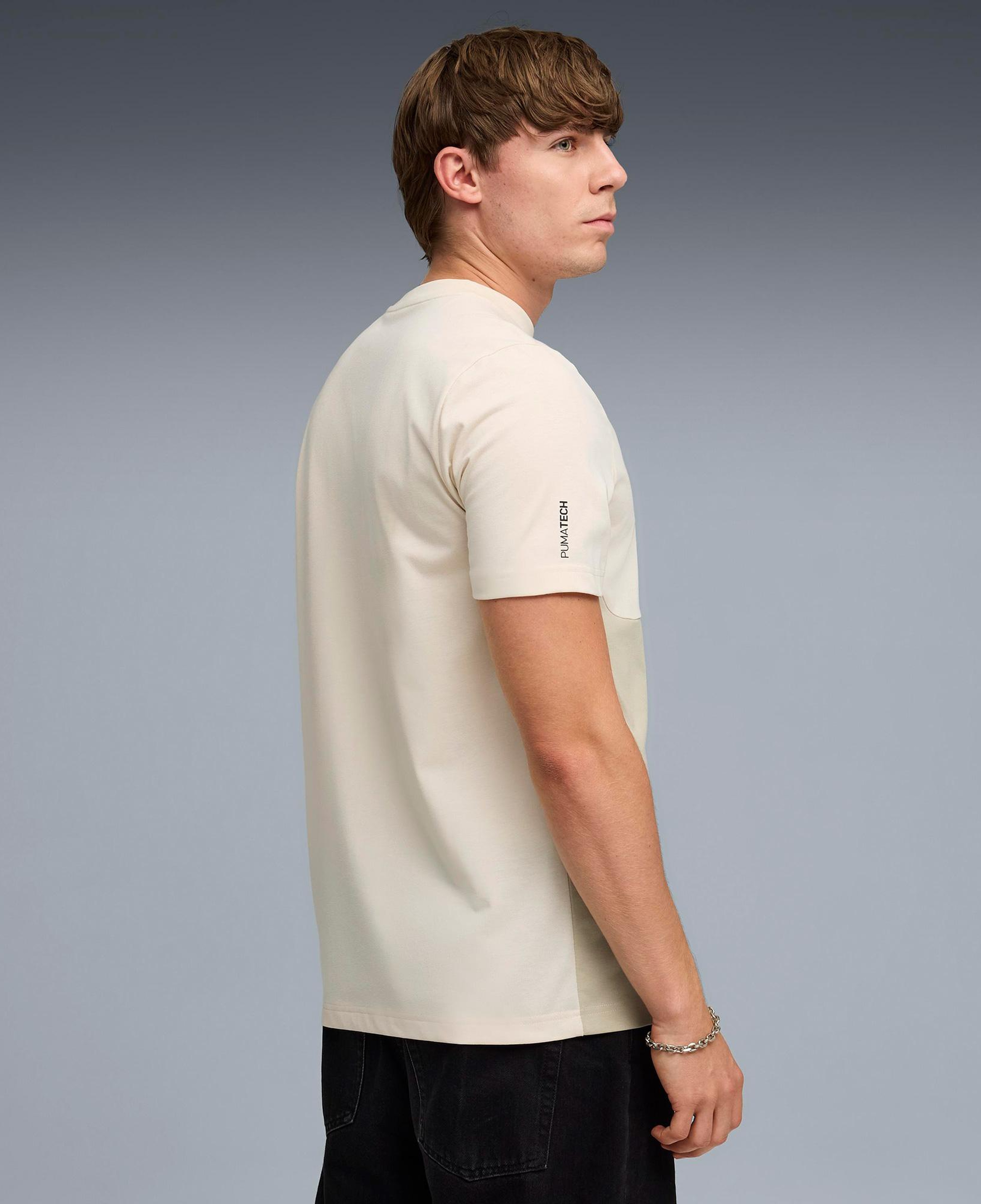 Puma Pumatech Erkek Krem T-Shirt