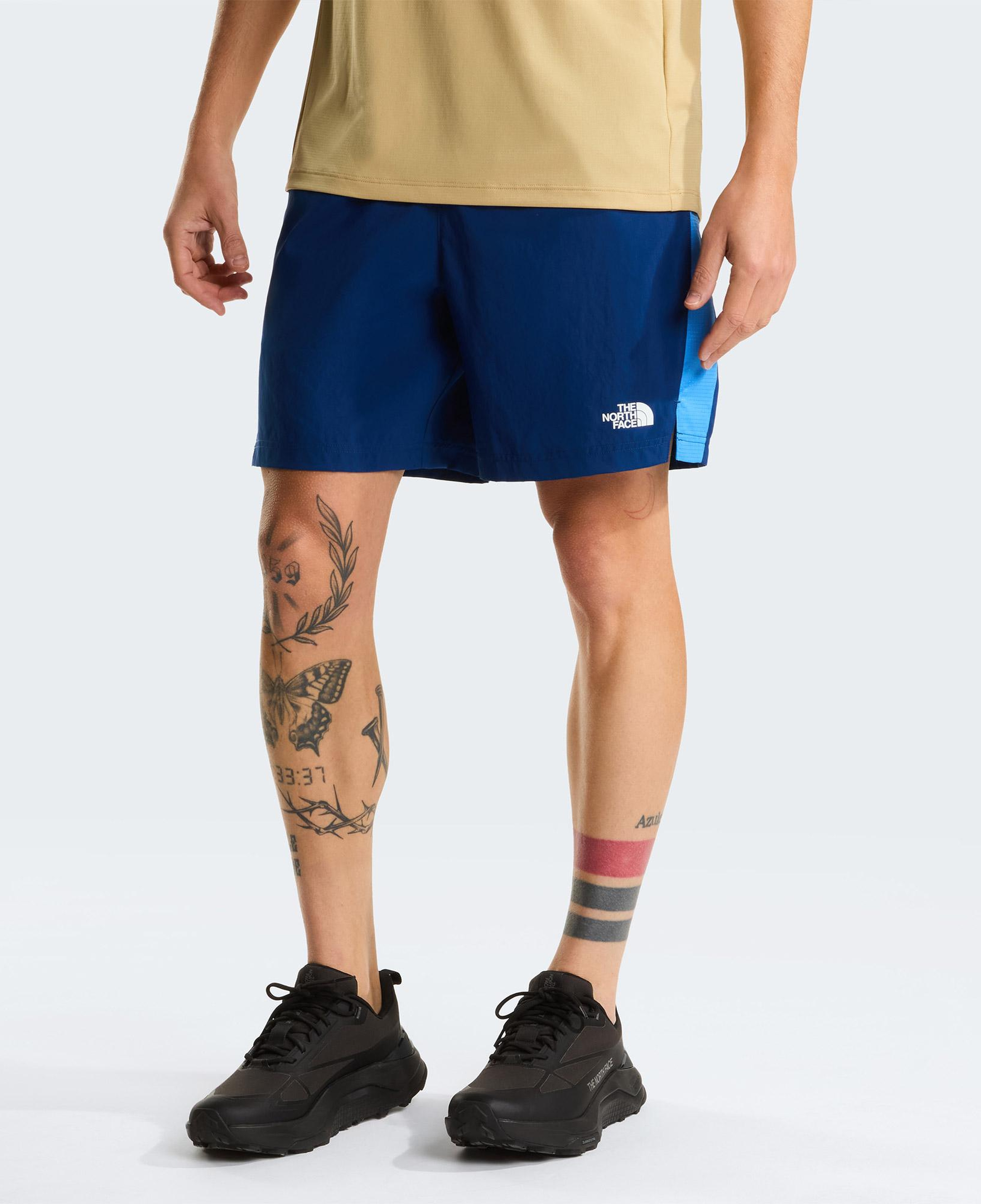 The North Face 24/7 Color Block Erkek Mavi Şort