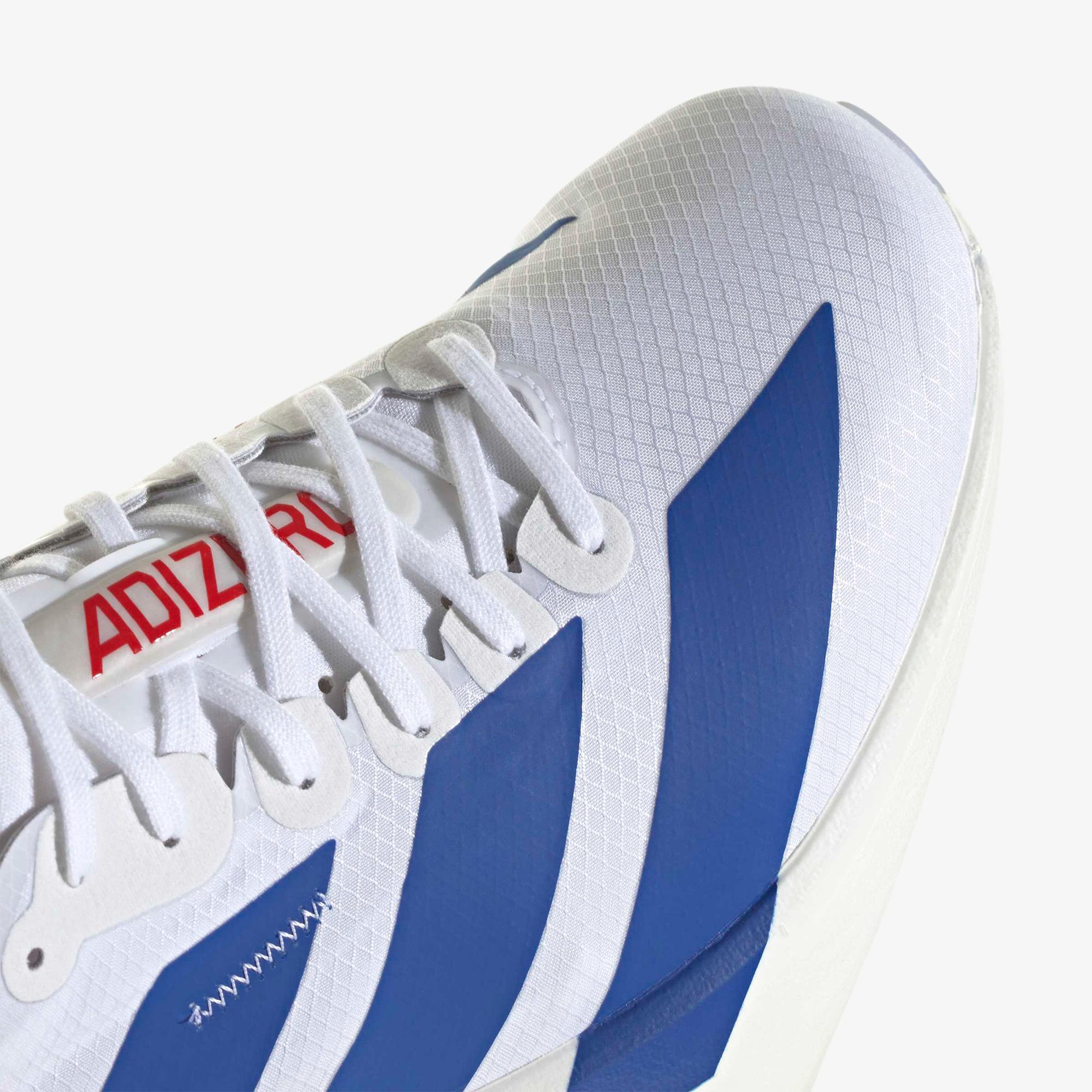 adidas Adizero Adios Pro 4 Erkek Beyaz Koşu Ayakkabısı