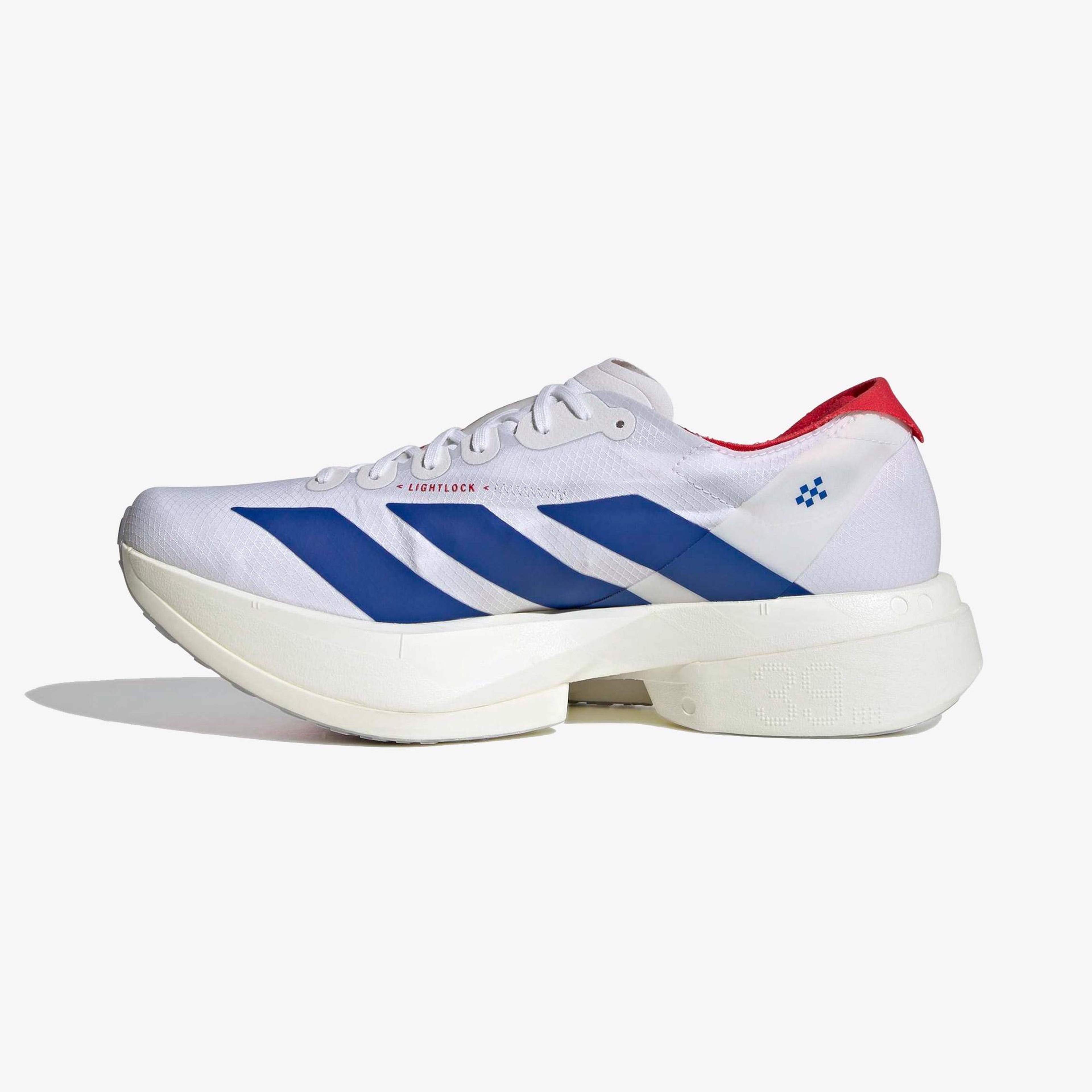 adidas Adizero Adios Pro 4 Erkek Beyaz Koşu Ayakkabısı