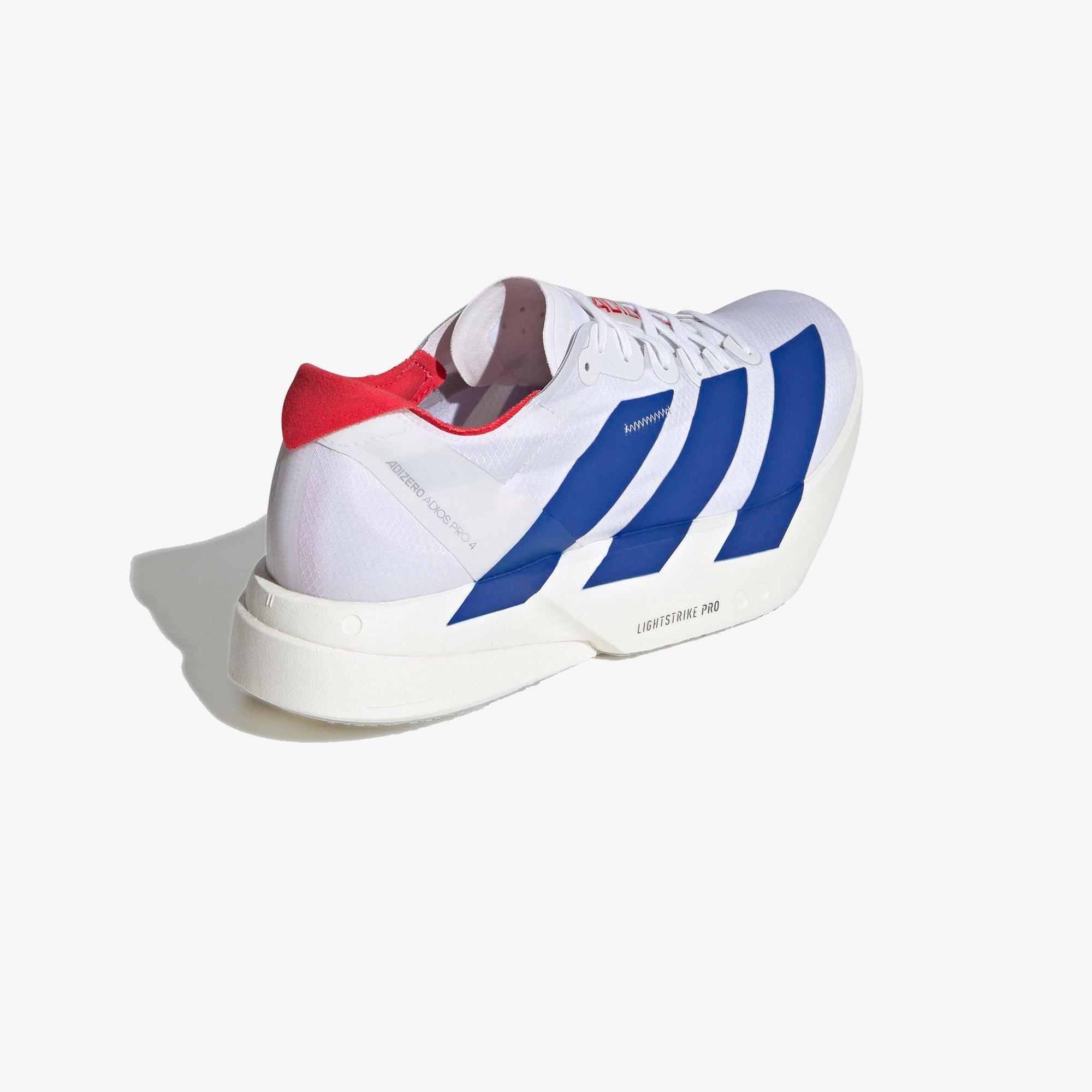 adidas Adizero Adios Pro 4 Erkek Beyaz Koşu Ayakkabısı