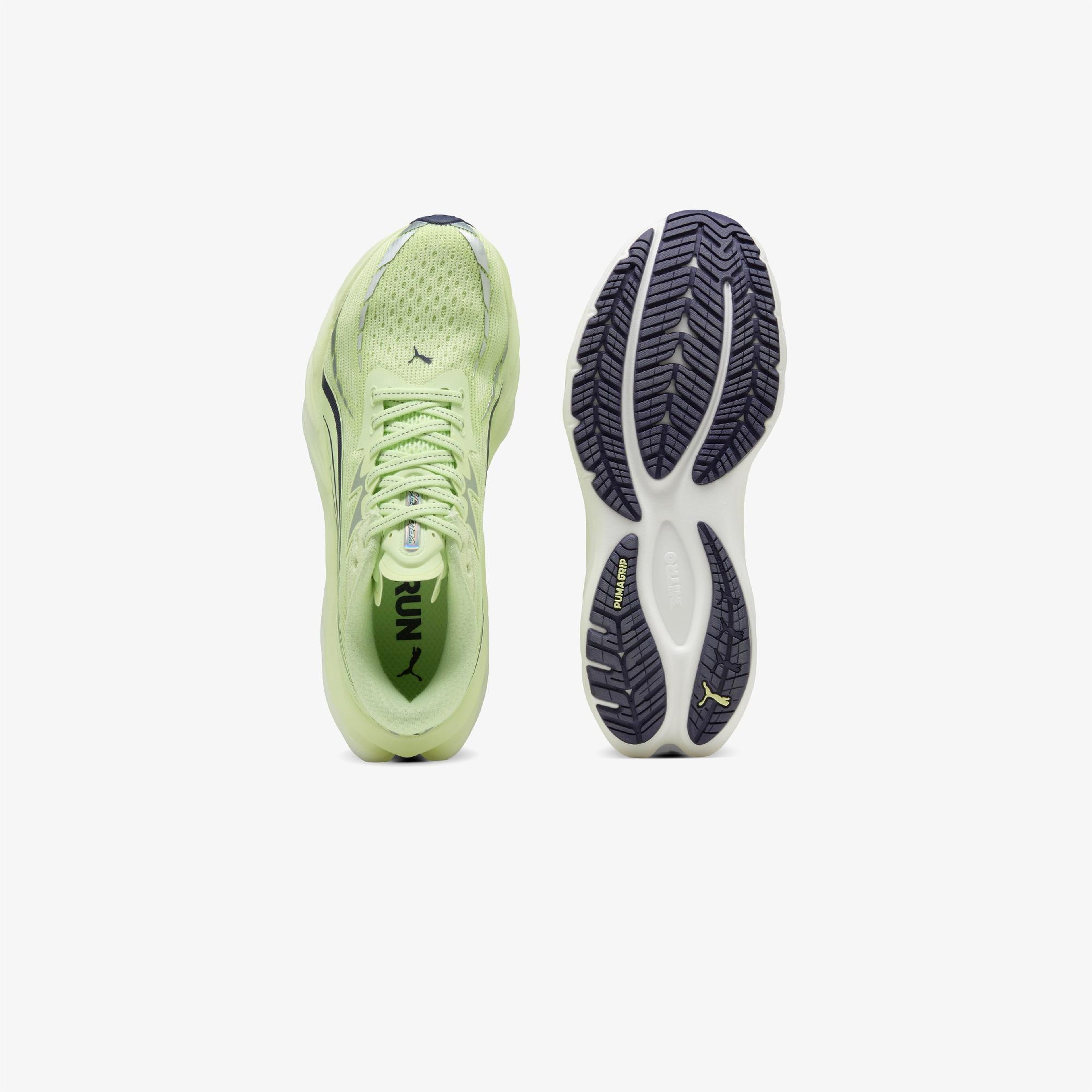 Puma Velocity Nitro 4 Kadın Gri Koşu Ayakkabısı