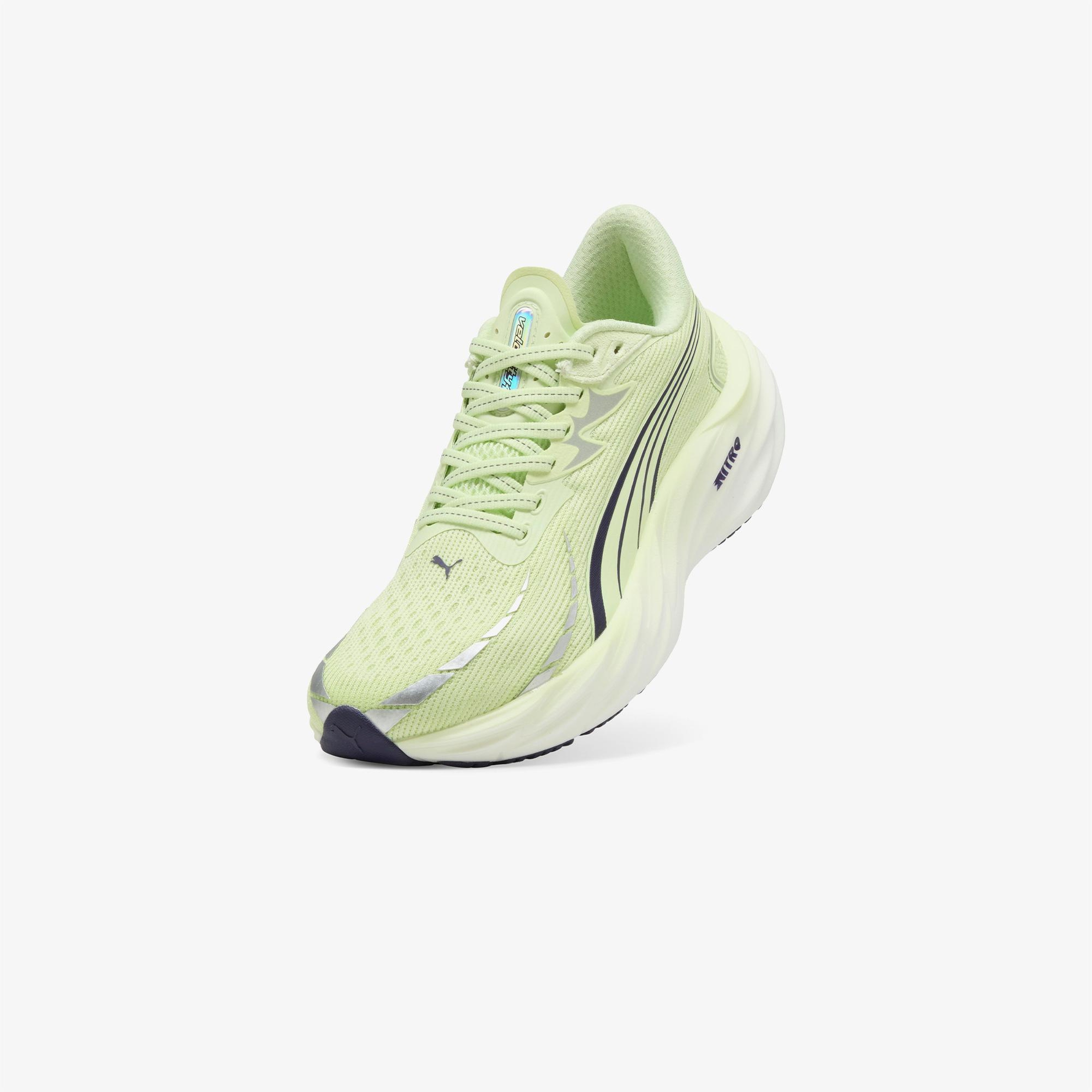 Puma Velocity Nitro 4 Kadın Gri Koşu Ayakkabısı
