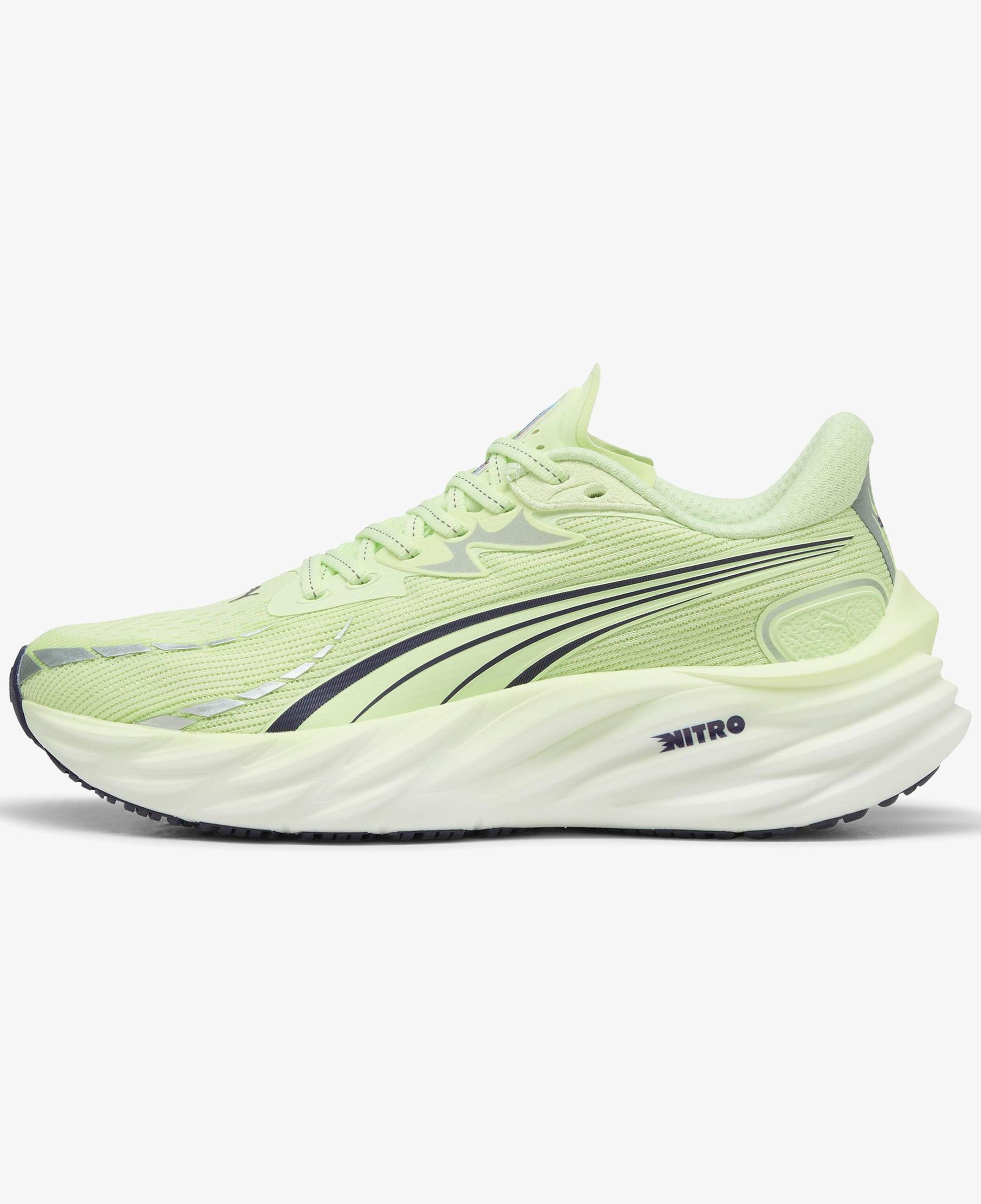 Puma Velocity Nitro 4 Kadın Gri Koşu Ayakkabısı