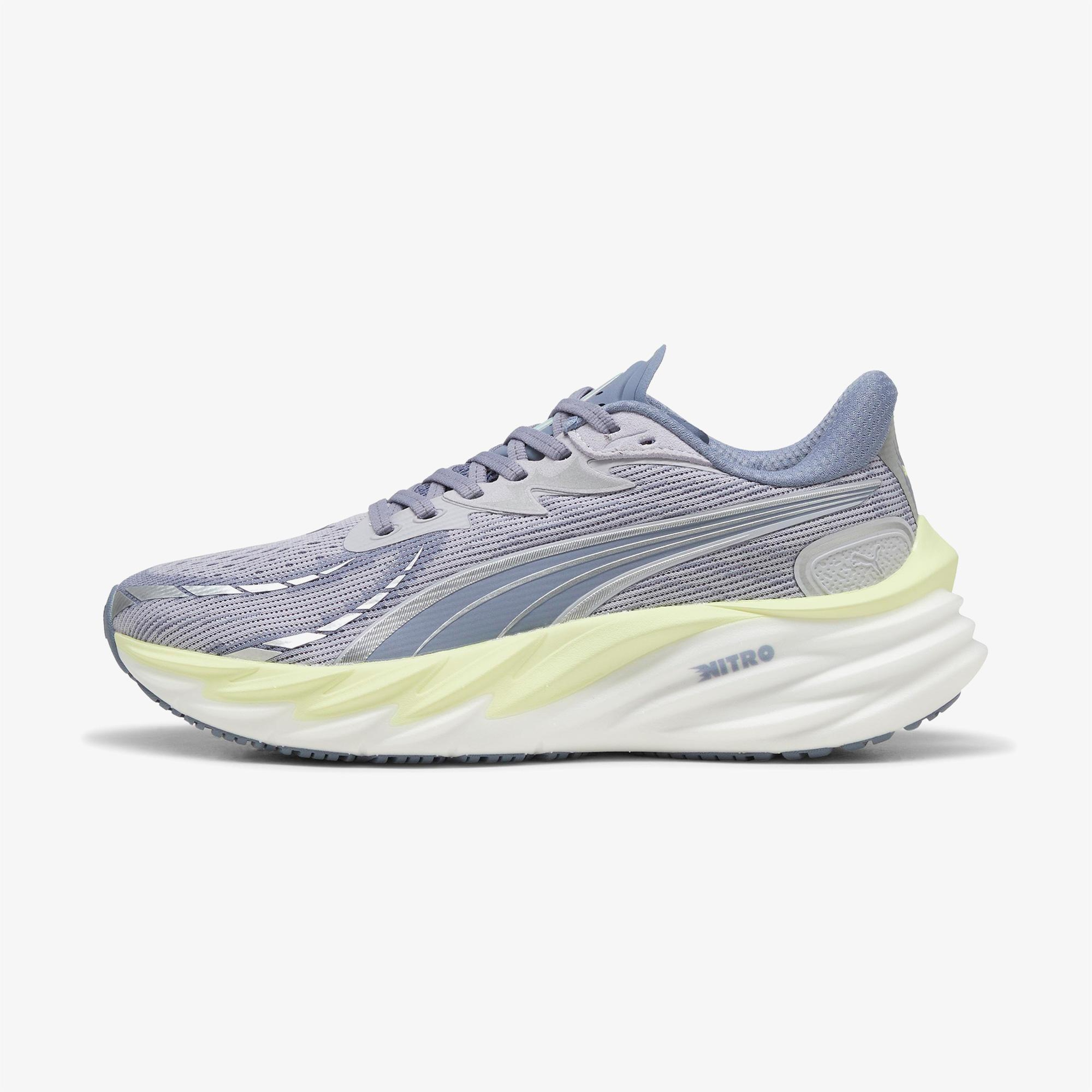 Puma Velocity Nitro 4 Kadın Gri Koşu Ayakkabısı