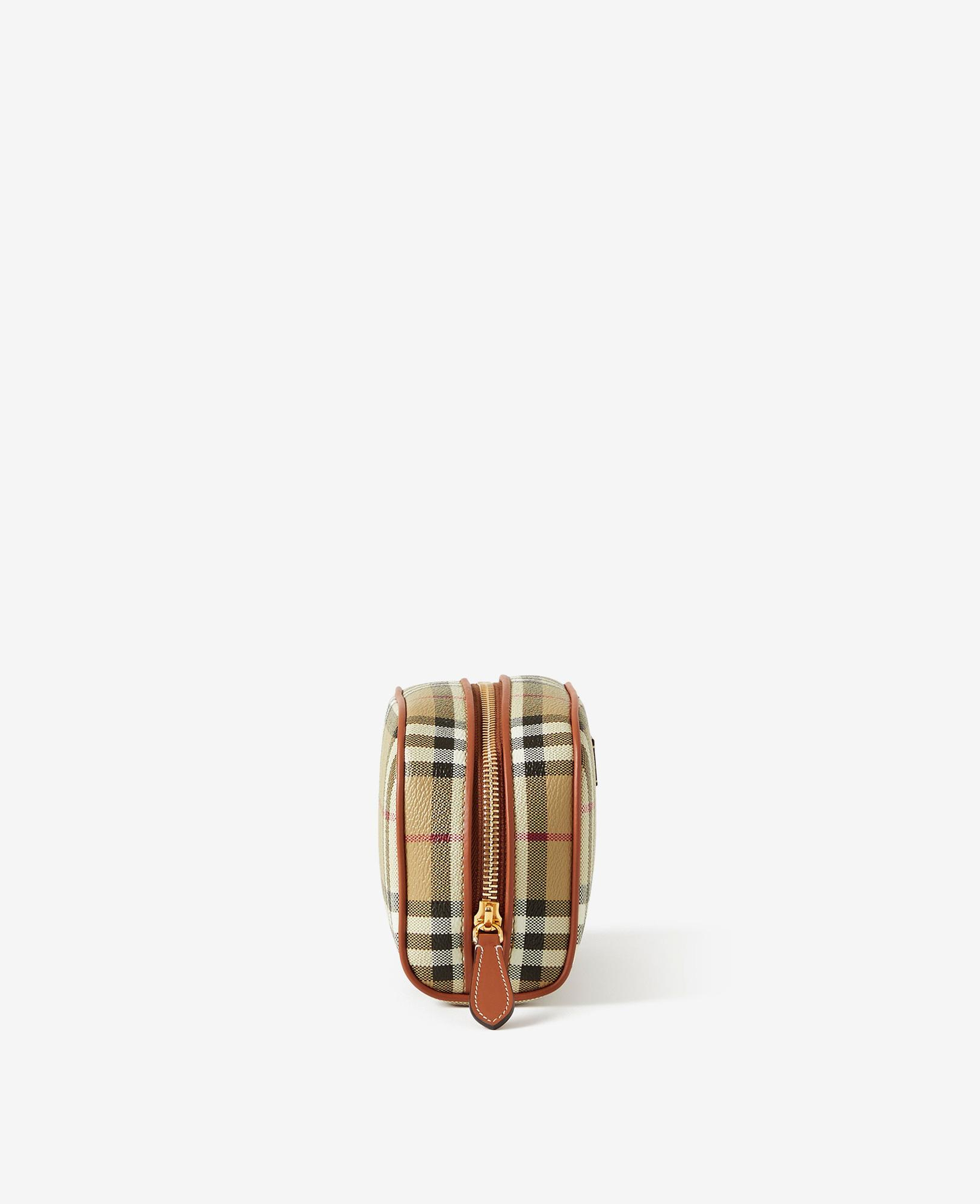 Burberry Small Check Travel Kadın Bej El Çantası