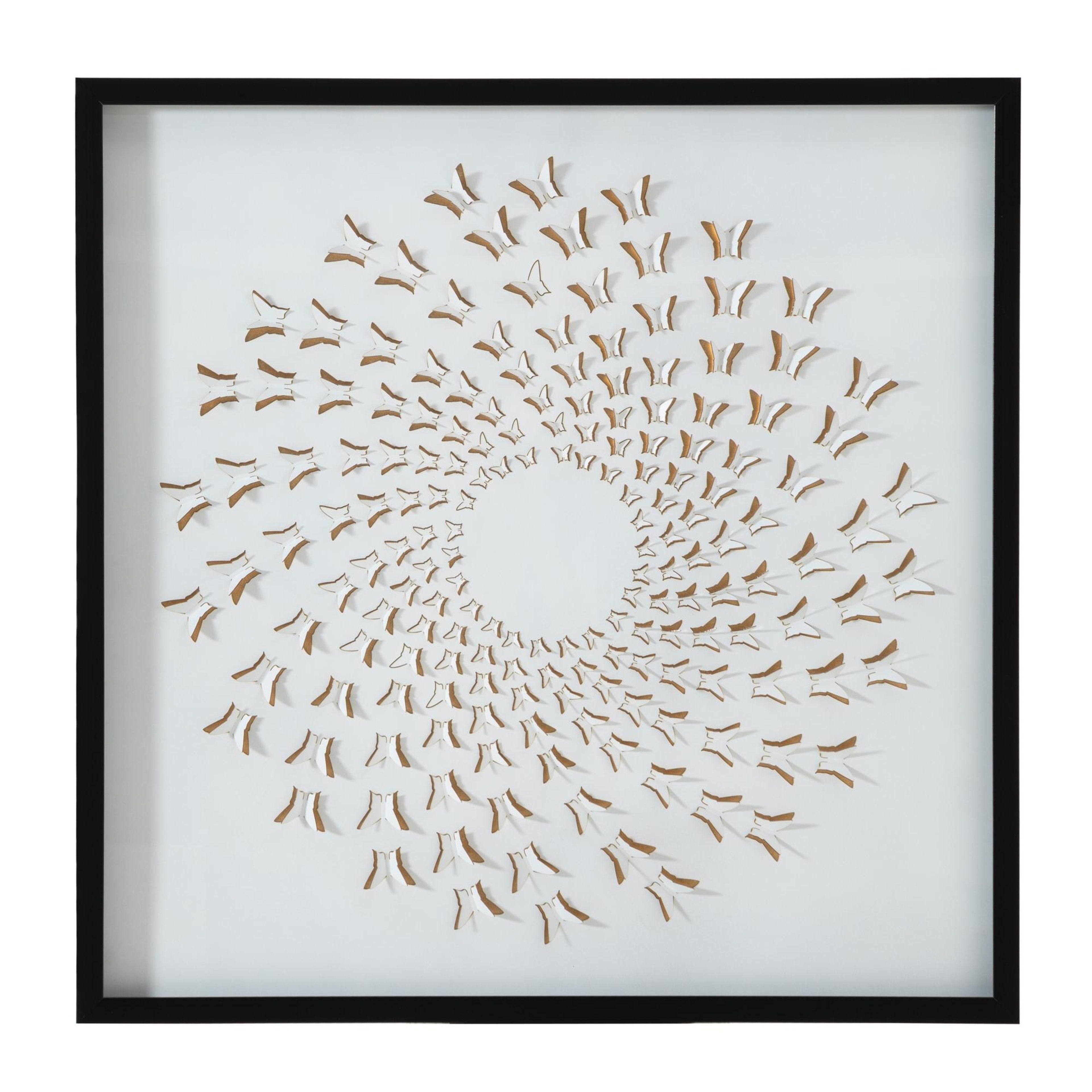 AURALIS ÇERÇEVELİ CAM TABLO 100X100 CM