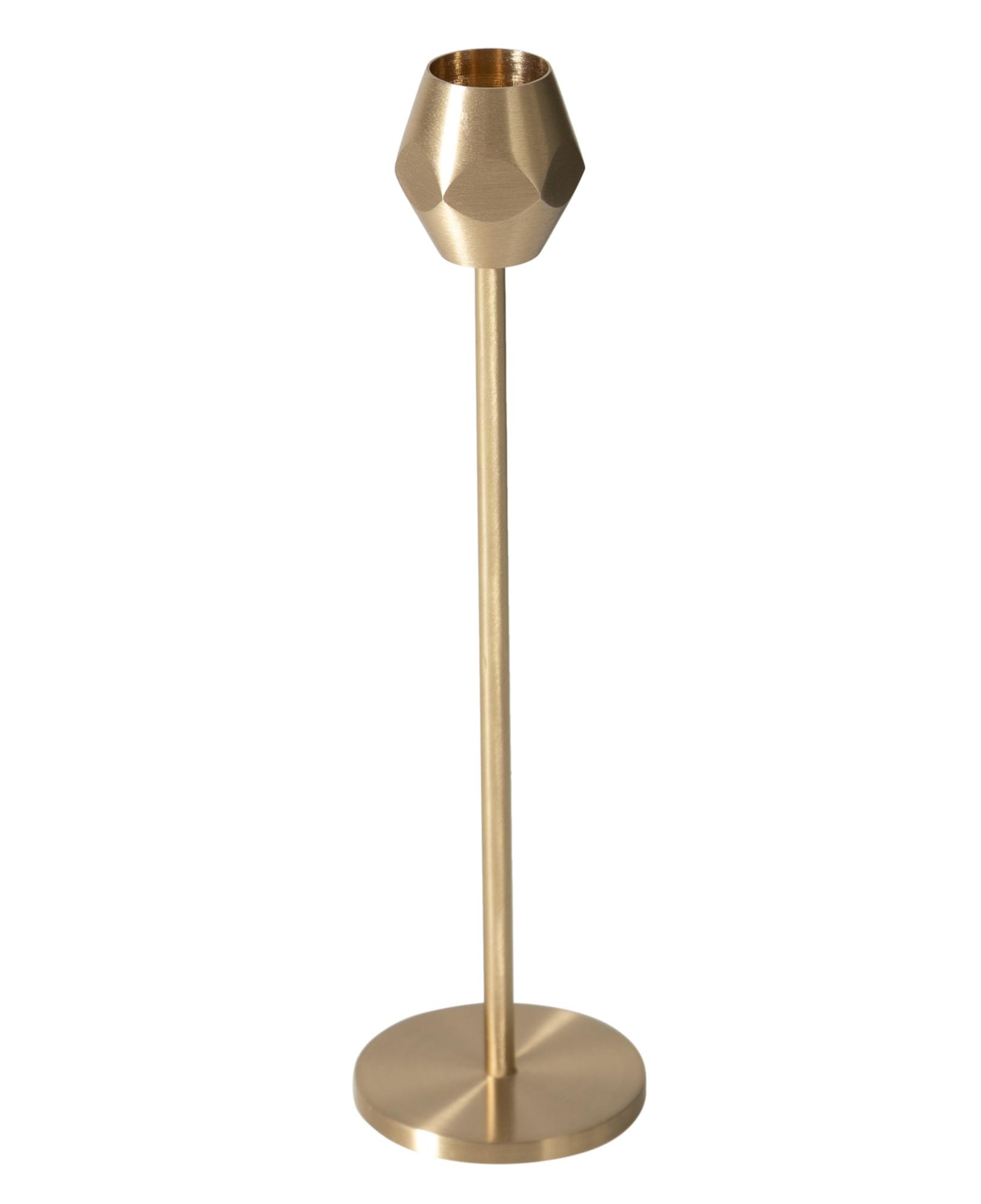 HEXA PİRİNÇ MUMLUK BÜYÜK  BOY 21 CM