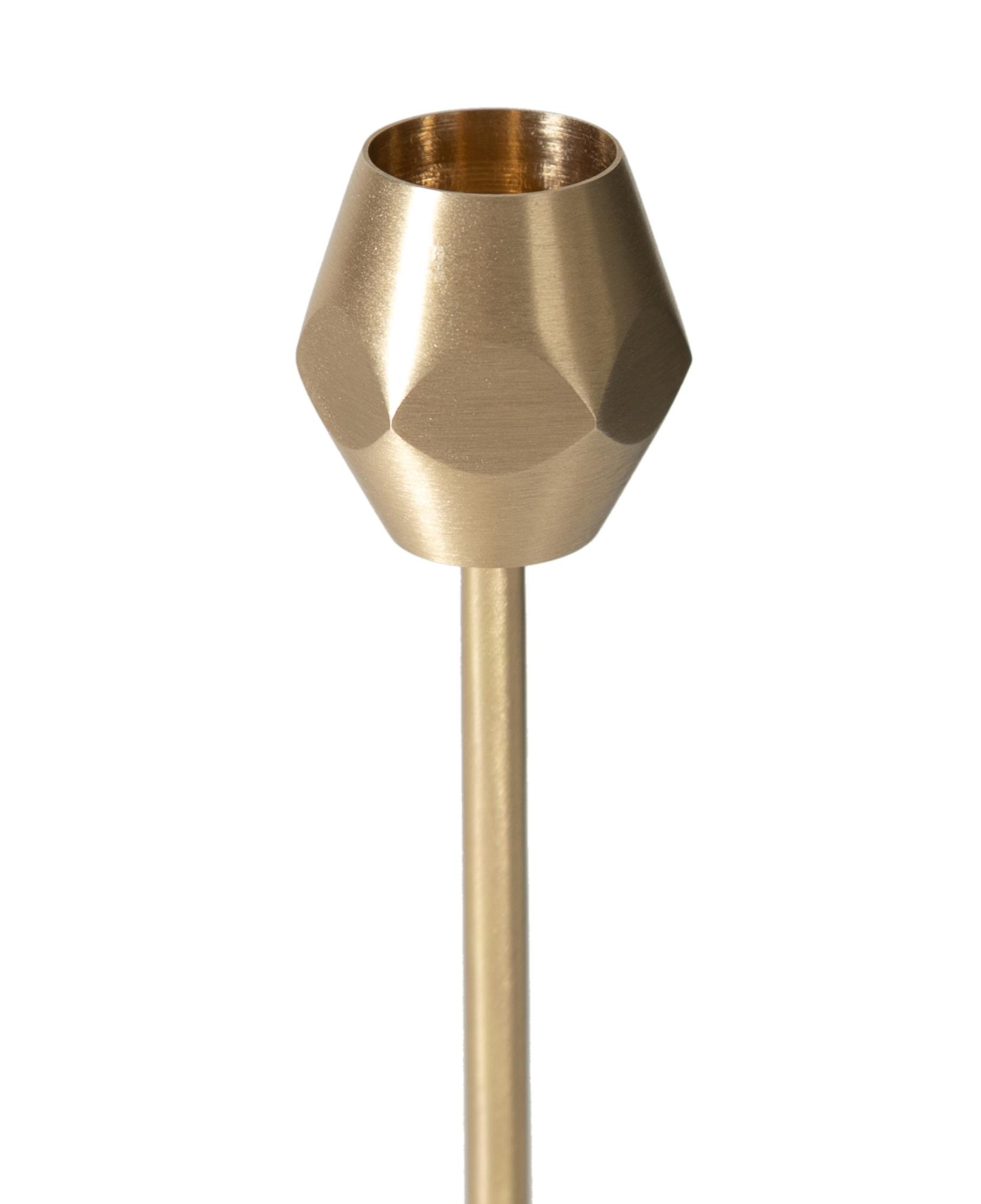 HEXA PİRİNÇ MUMLUK BÜYÜK  BOY 21 CM