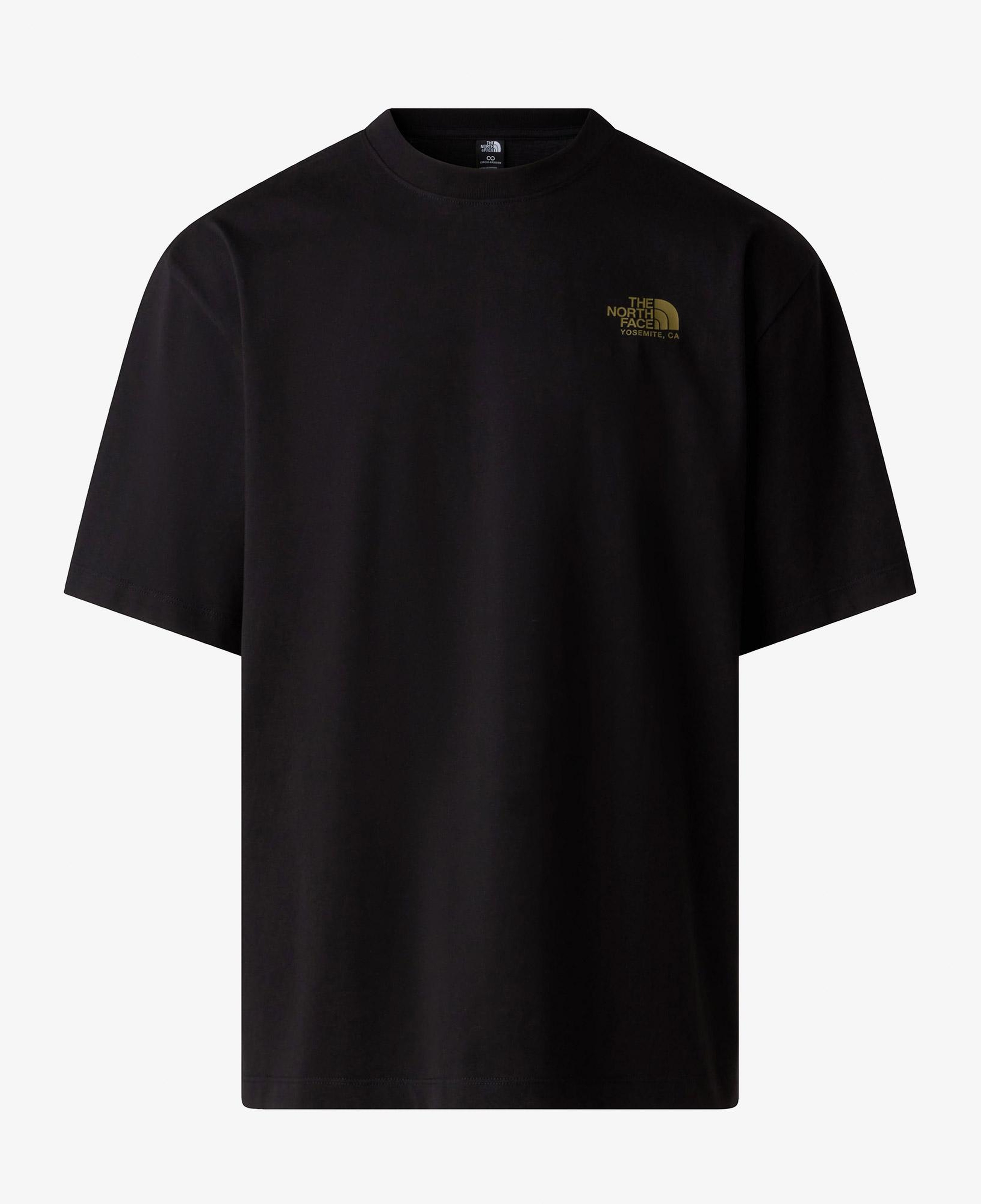 The North Face Plant Amp Flora Oversize Sleev Erkek Siyah T-Shirt