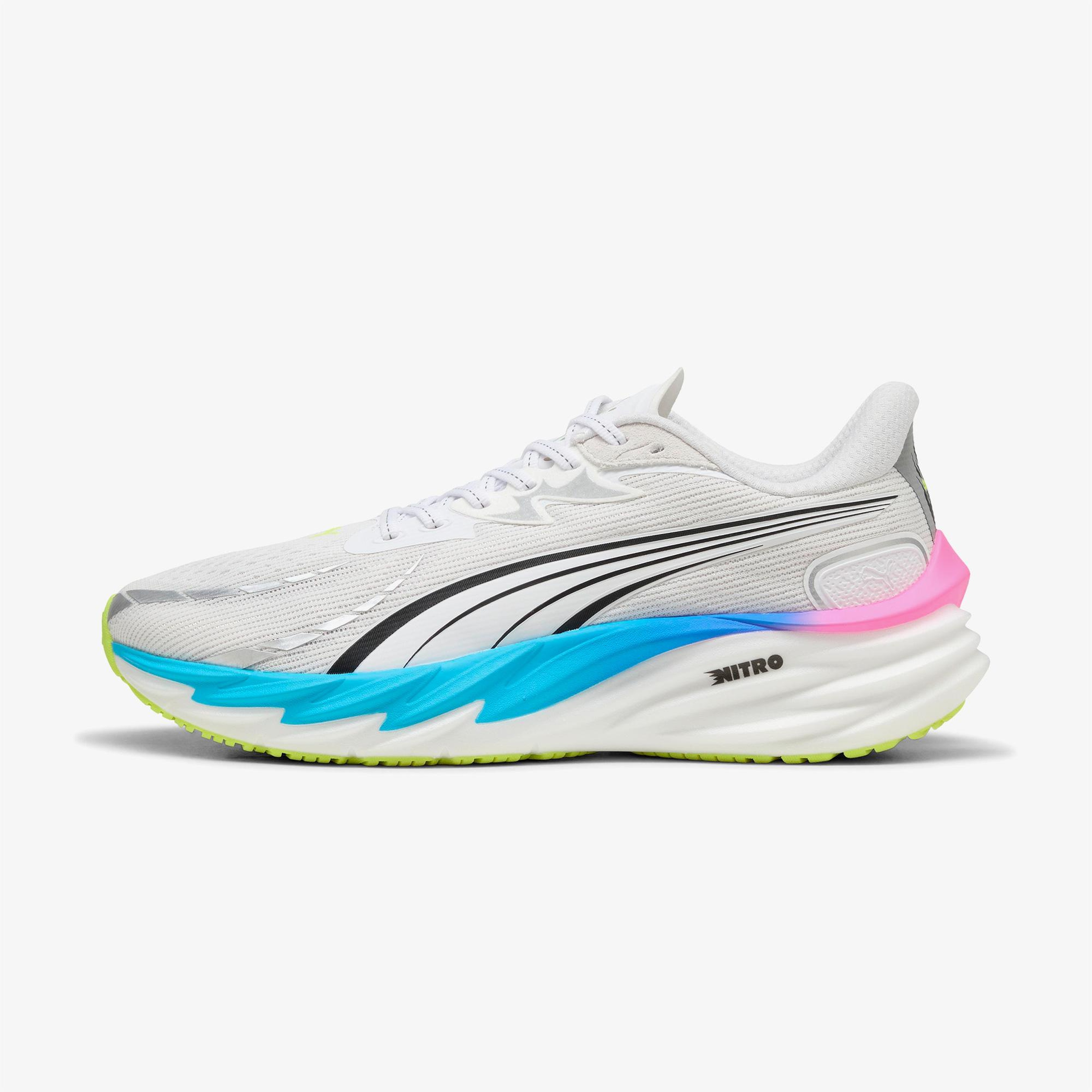 Puma Velocity Nitro 4 Erkek Beyaz Koşu Ayakkabısı