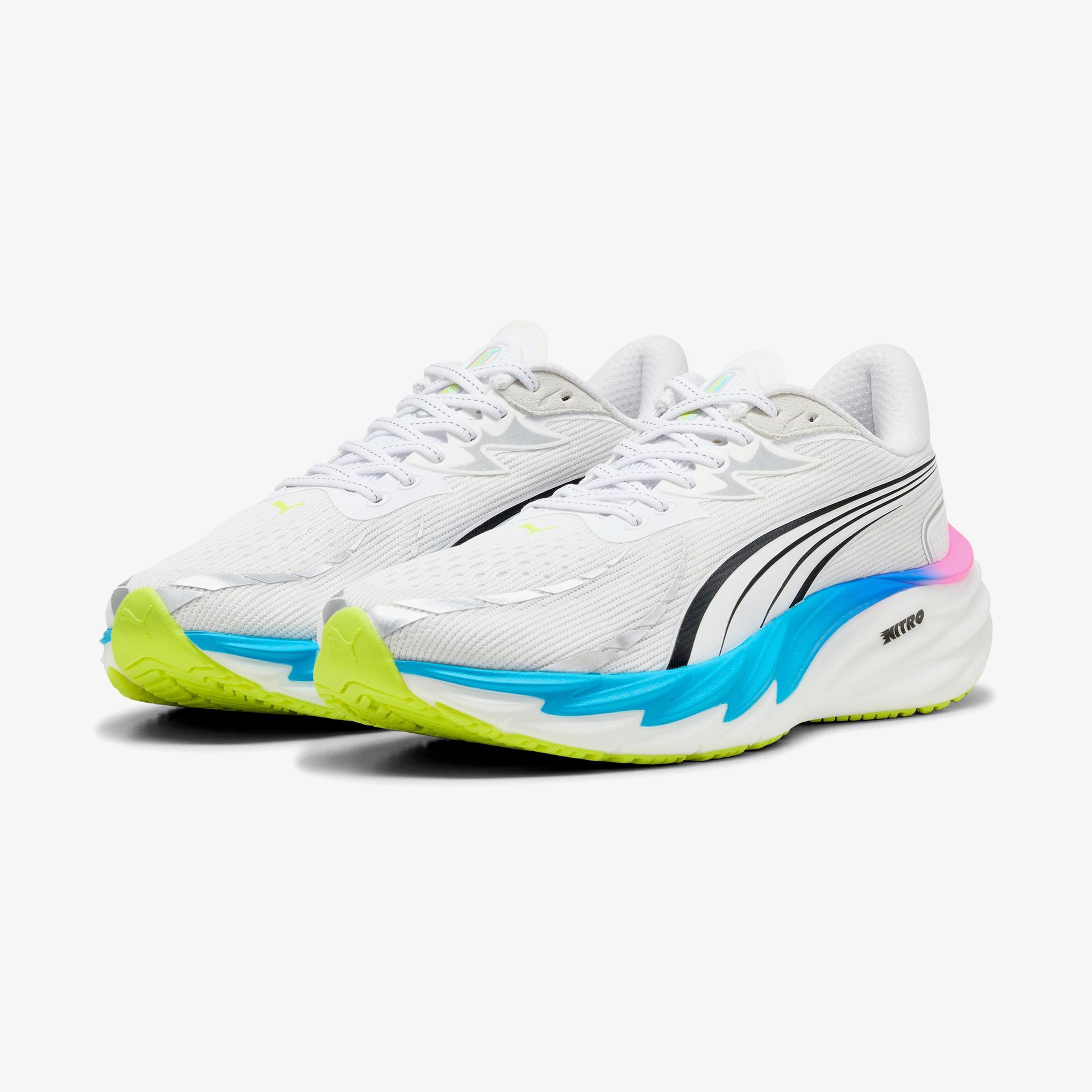 Puma Velocity Nitro 4 Erkek Beyaz Koşu Ayakkabısı