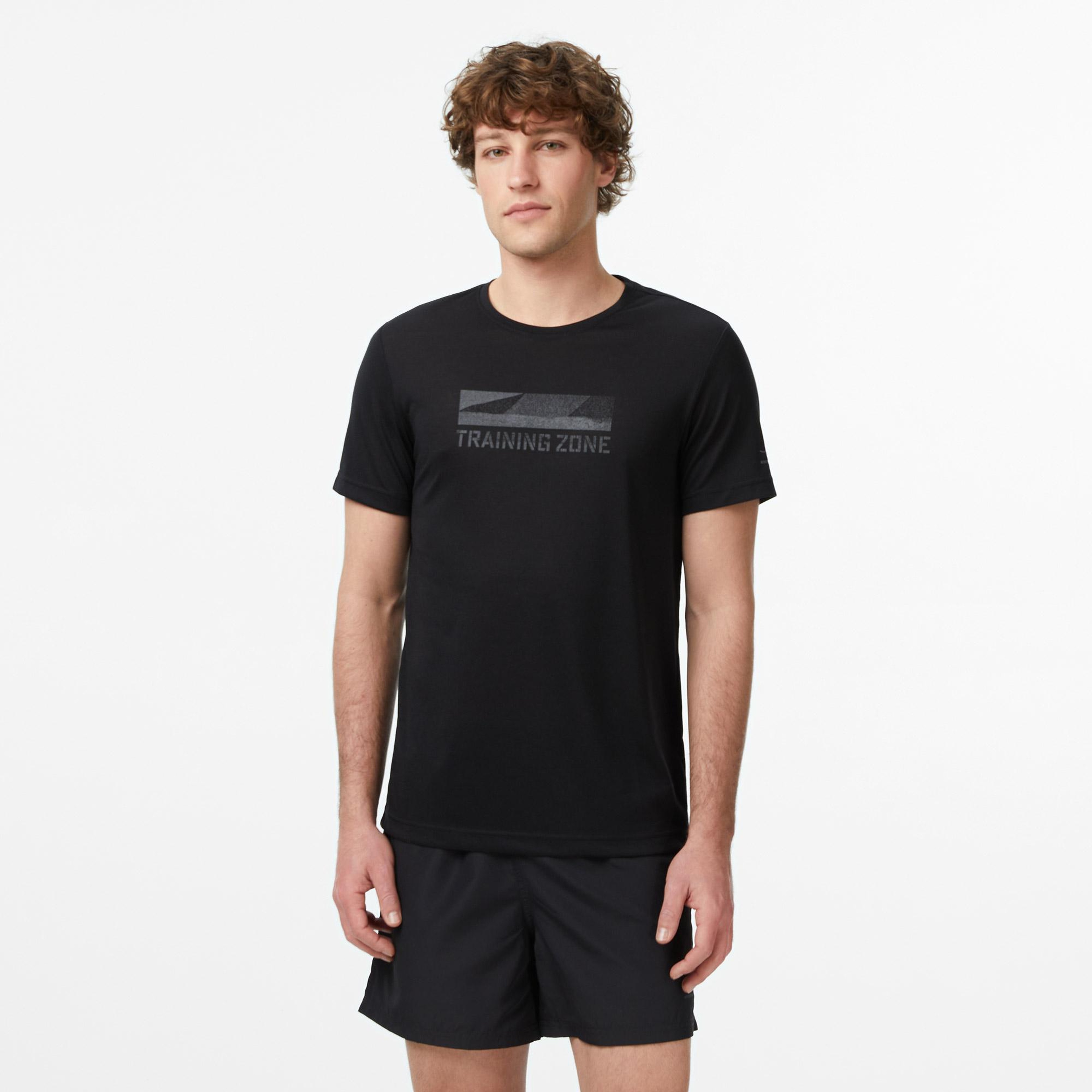 Energetics Tommi VII Erkek Siyah Antrenman T-Shirt