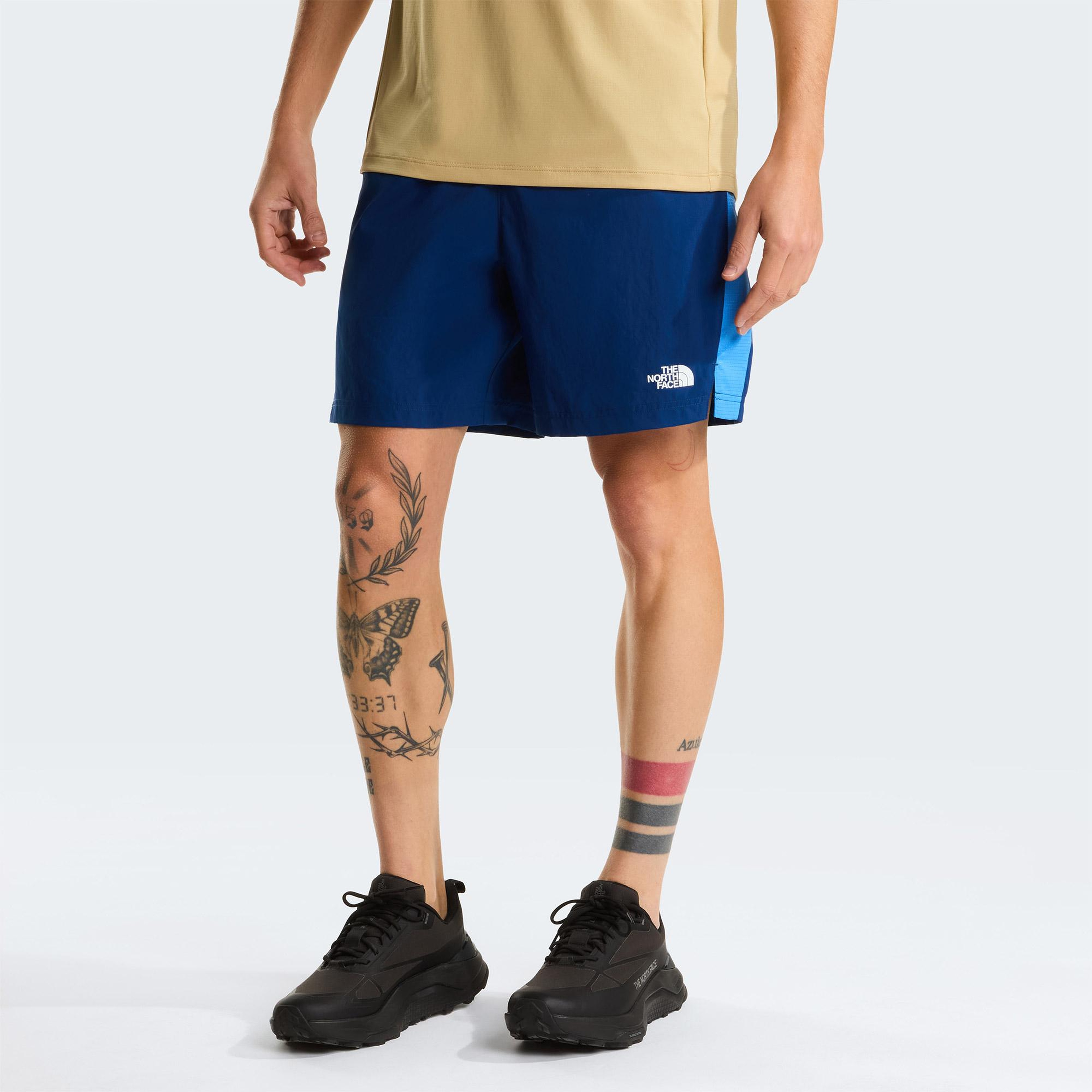 The North Face 24/7 Color Block Erkek Mavi Şort
