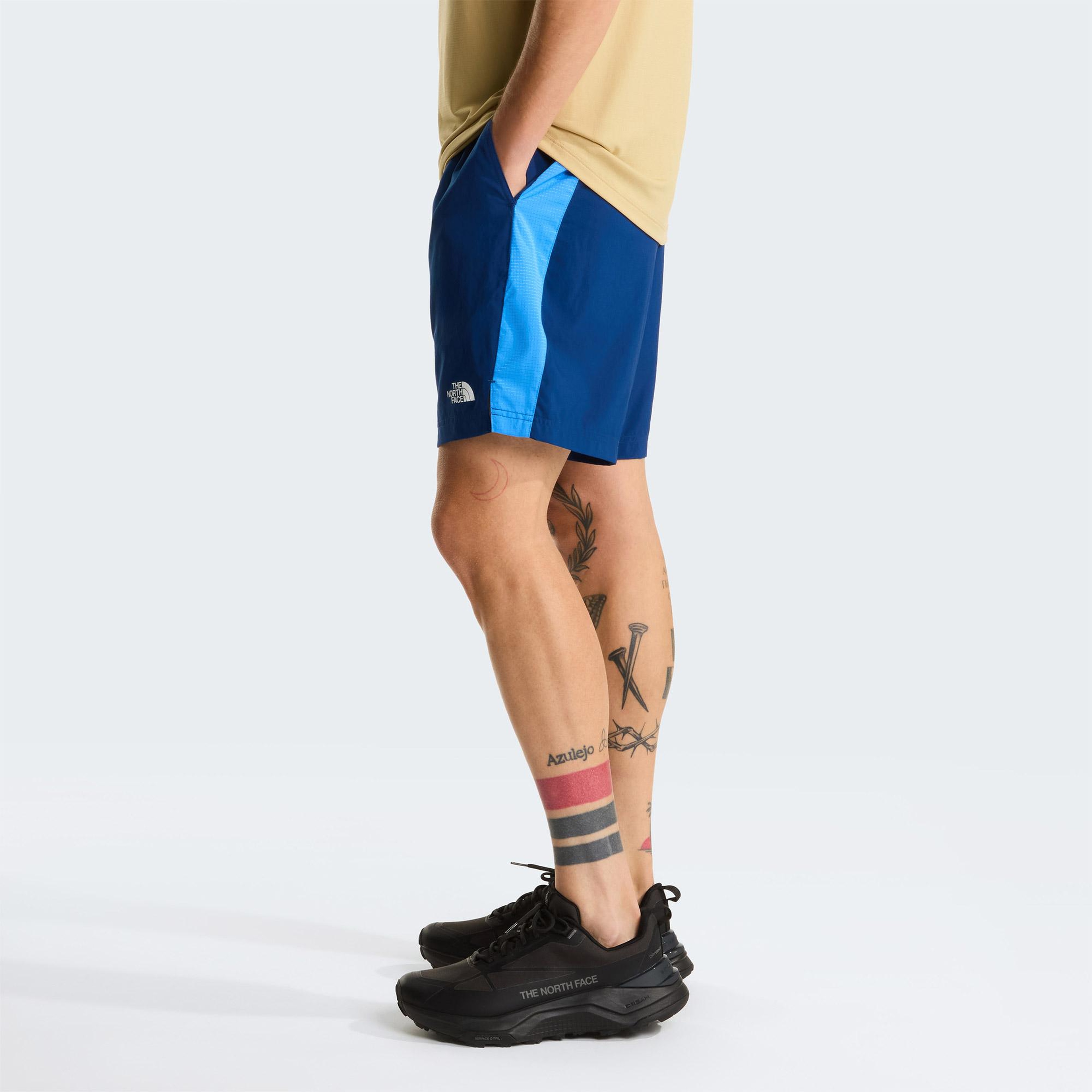 The North Face 24/7 Color Block Erkek Mavi Şort