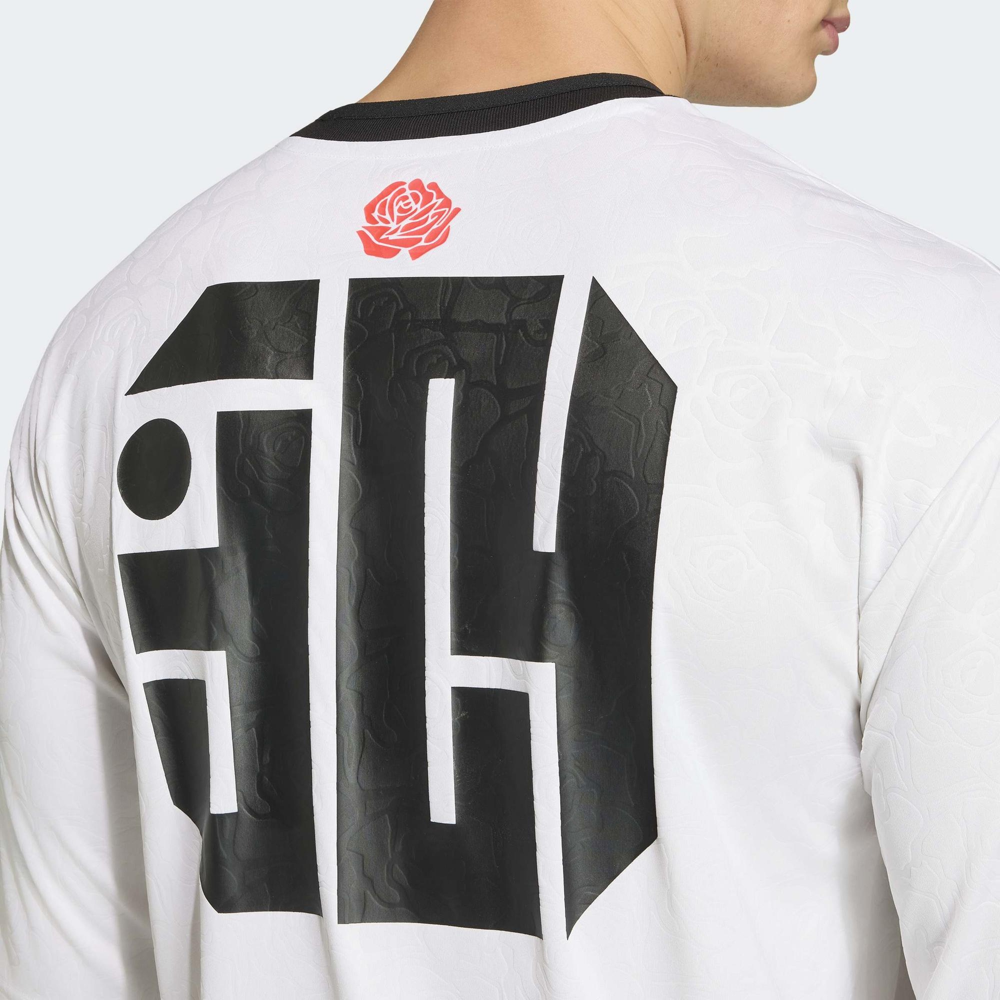 adidas Lamine Yamal Erkek Beyaz T-Shirt