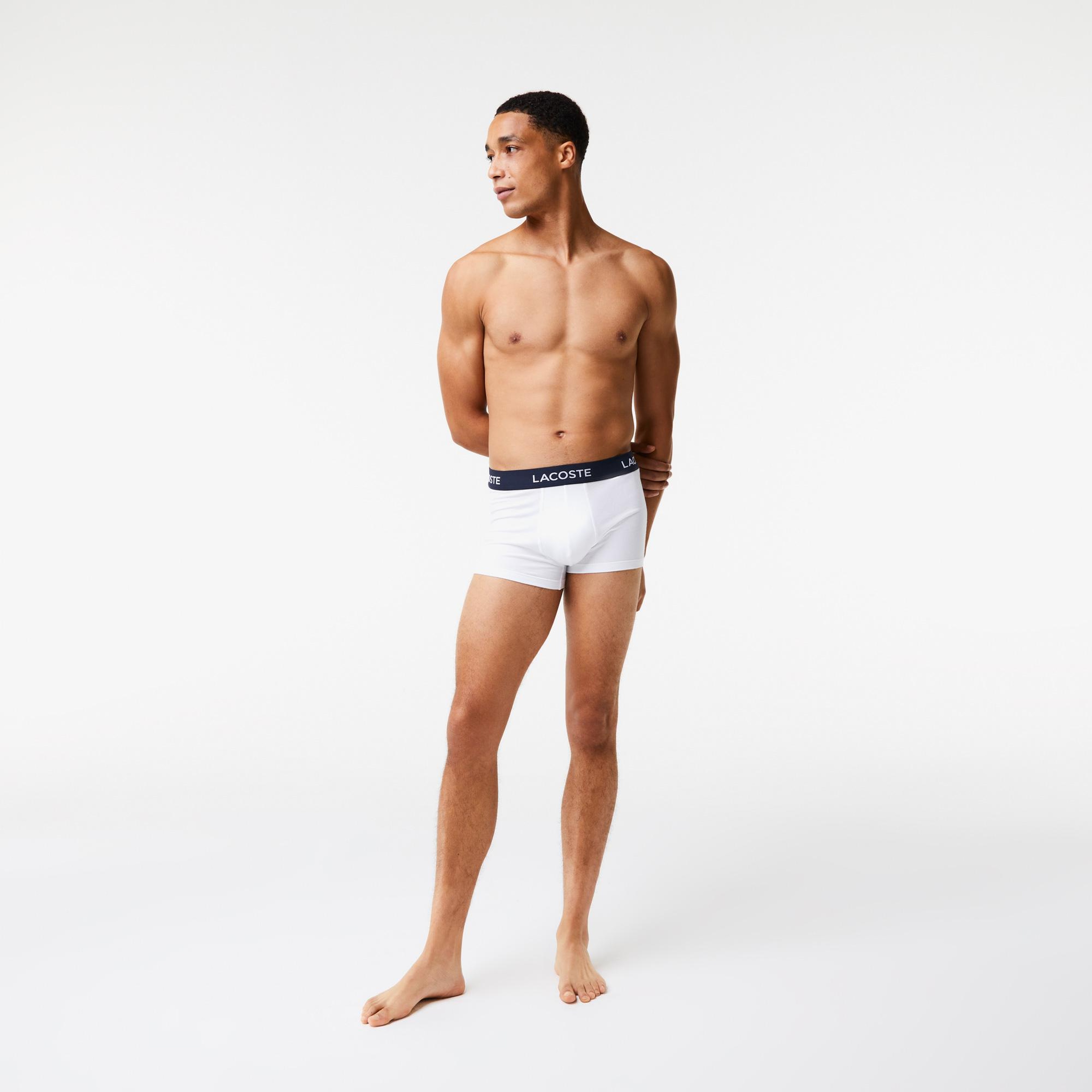 Lacoste Core Erkek 5'li Beyaz Boxer