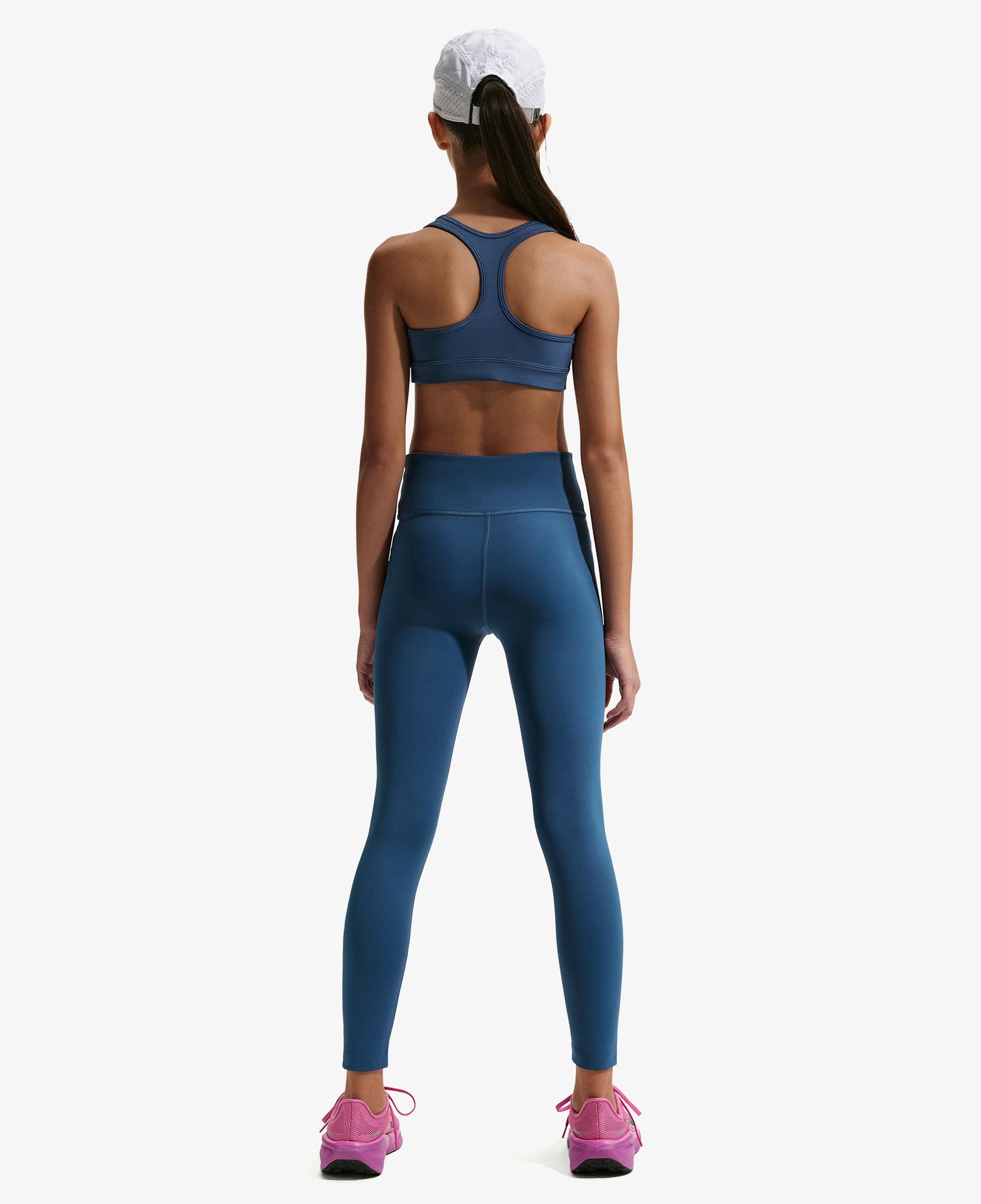 Nike Dri-Fit Swoosh Çocuk Mavi Bra