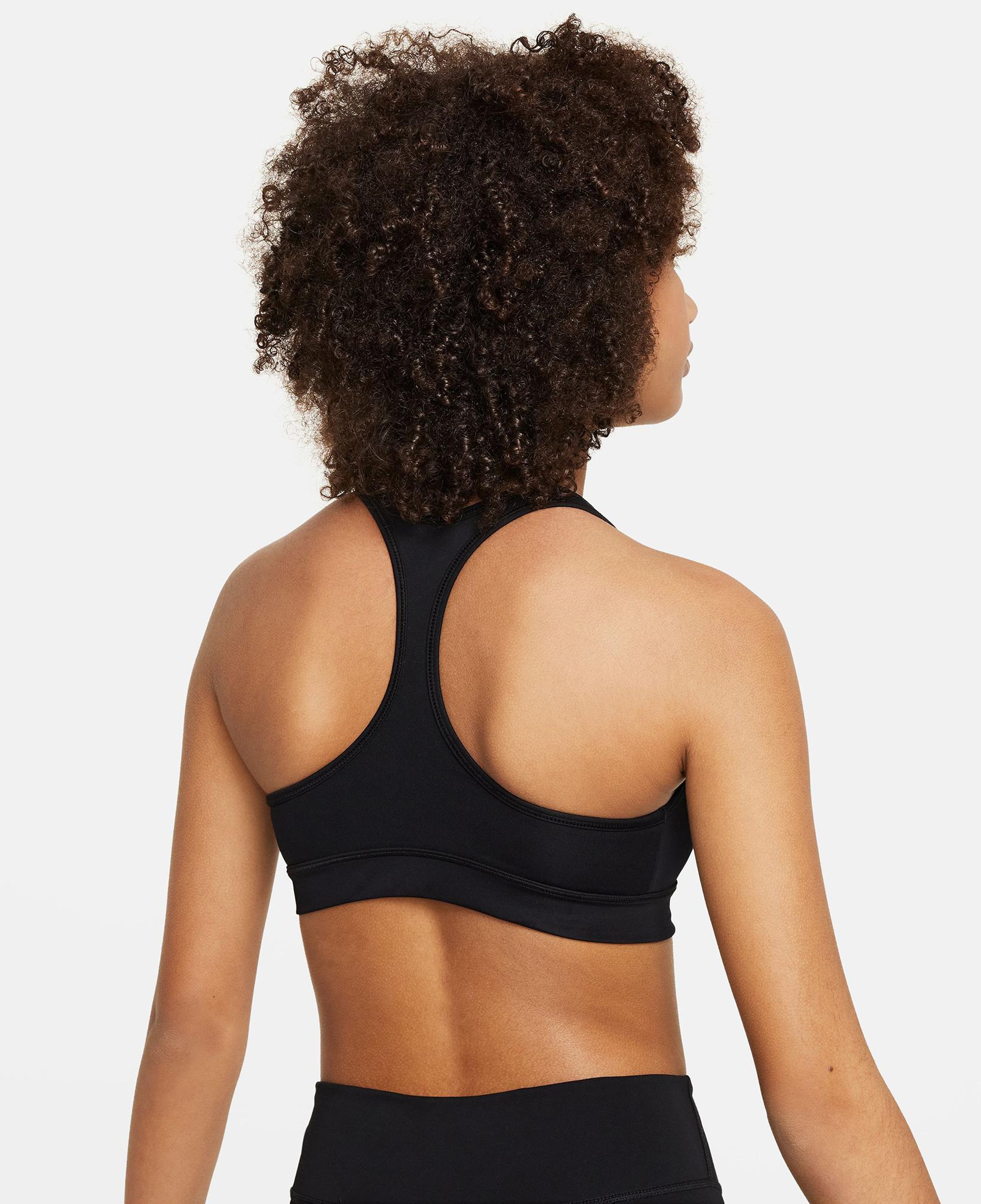 Nike Dri-Fit Swoosh Çocuk Siyah Bra