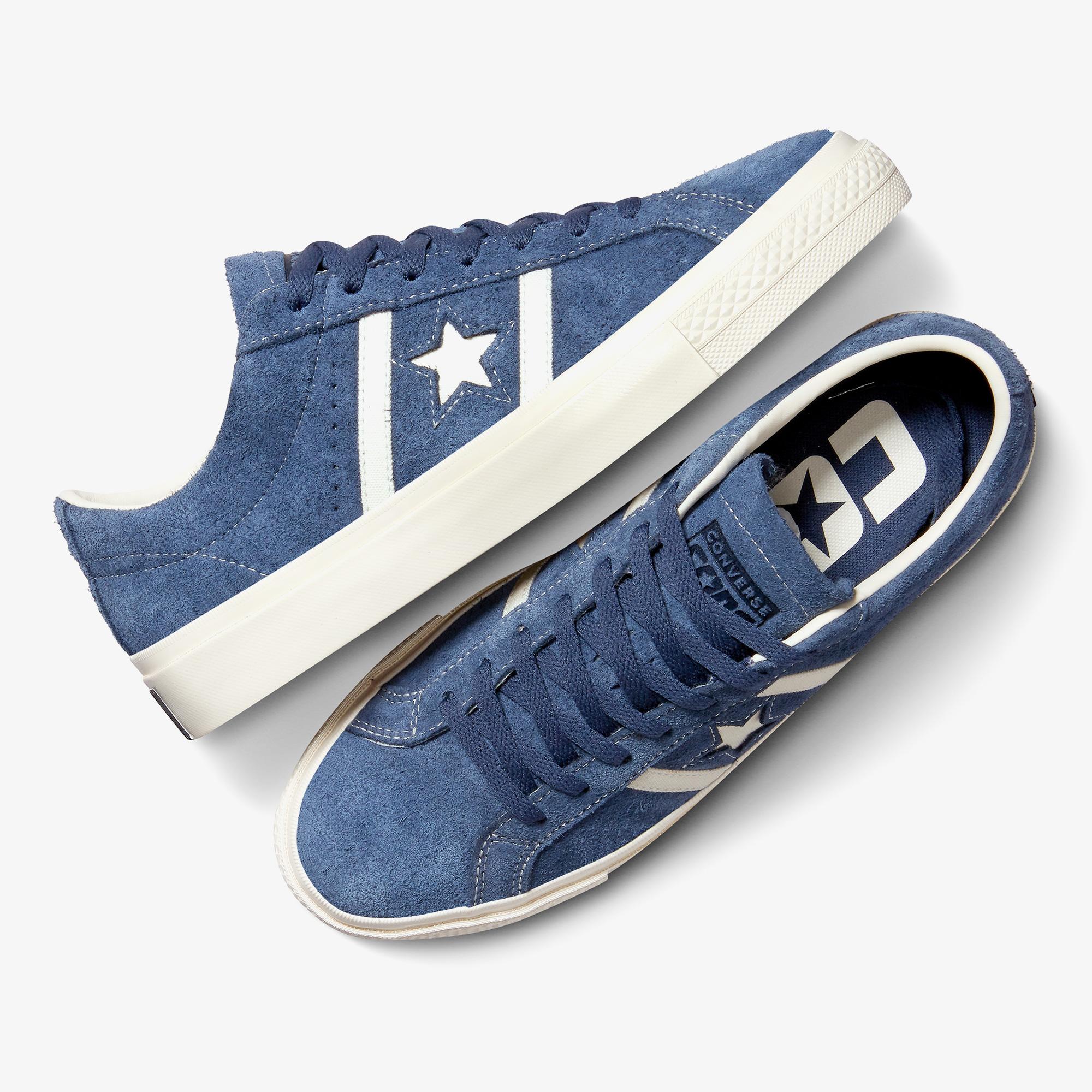 Converse One Star Academy Pro Unisex Lacivert Süet Sneaker