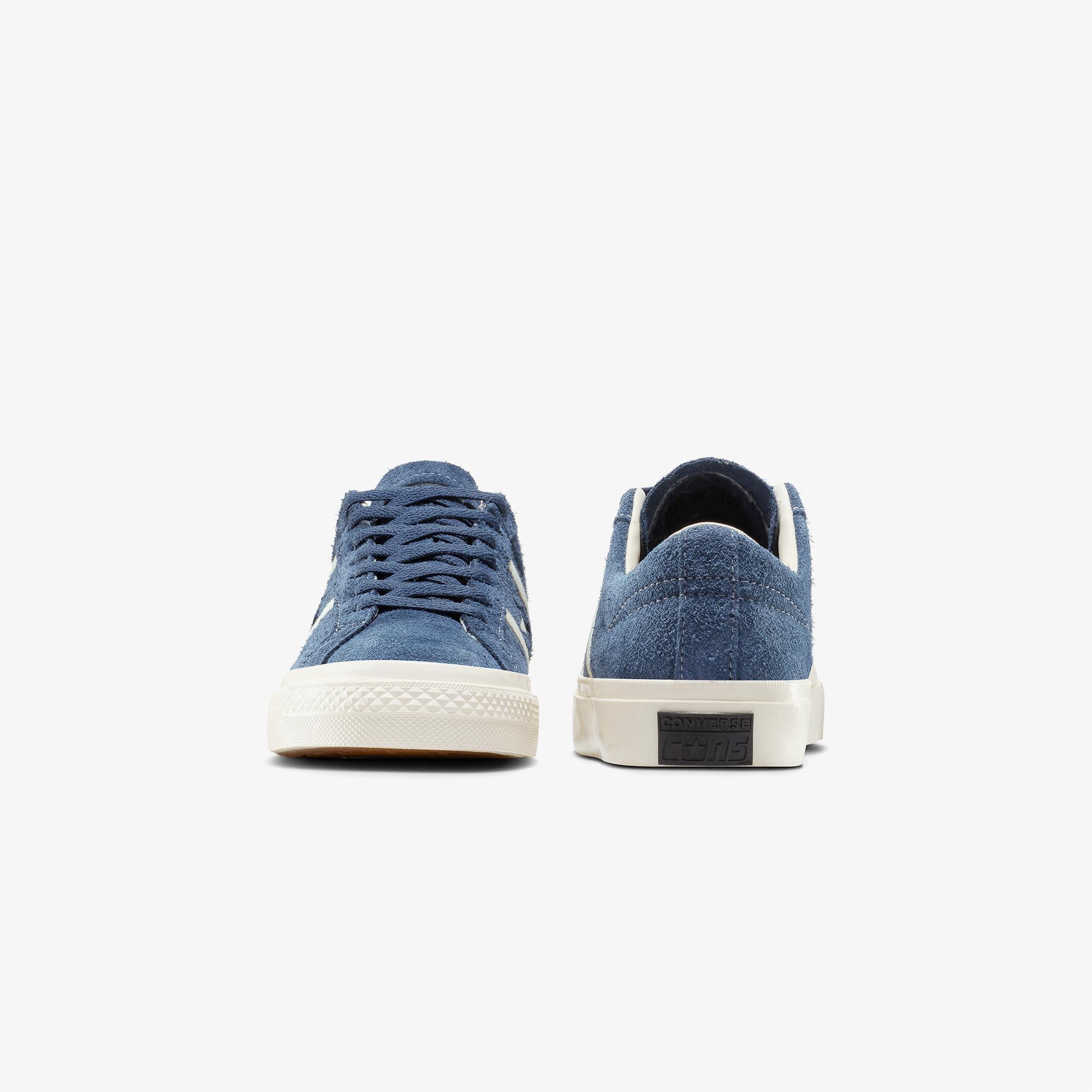 Converse One Star Academy Pro Unisex Lacivert Süet Sneaker