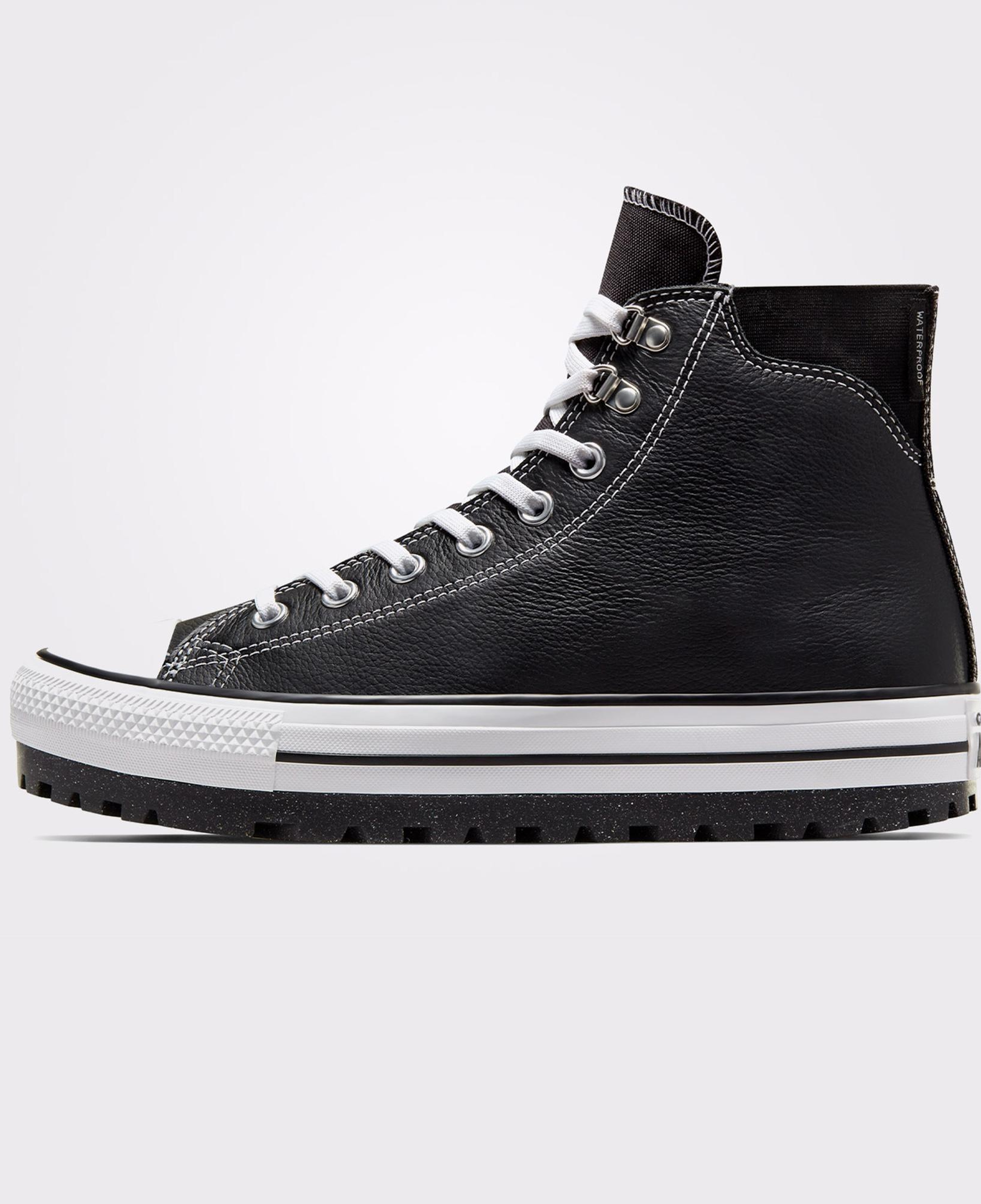 Converse Chuck Taylor All Star City Trek Unisex Siyah Deri Bot