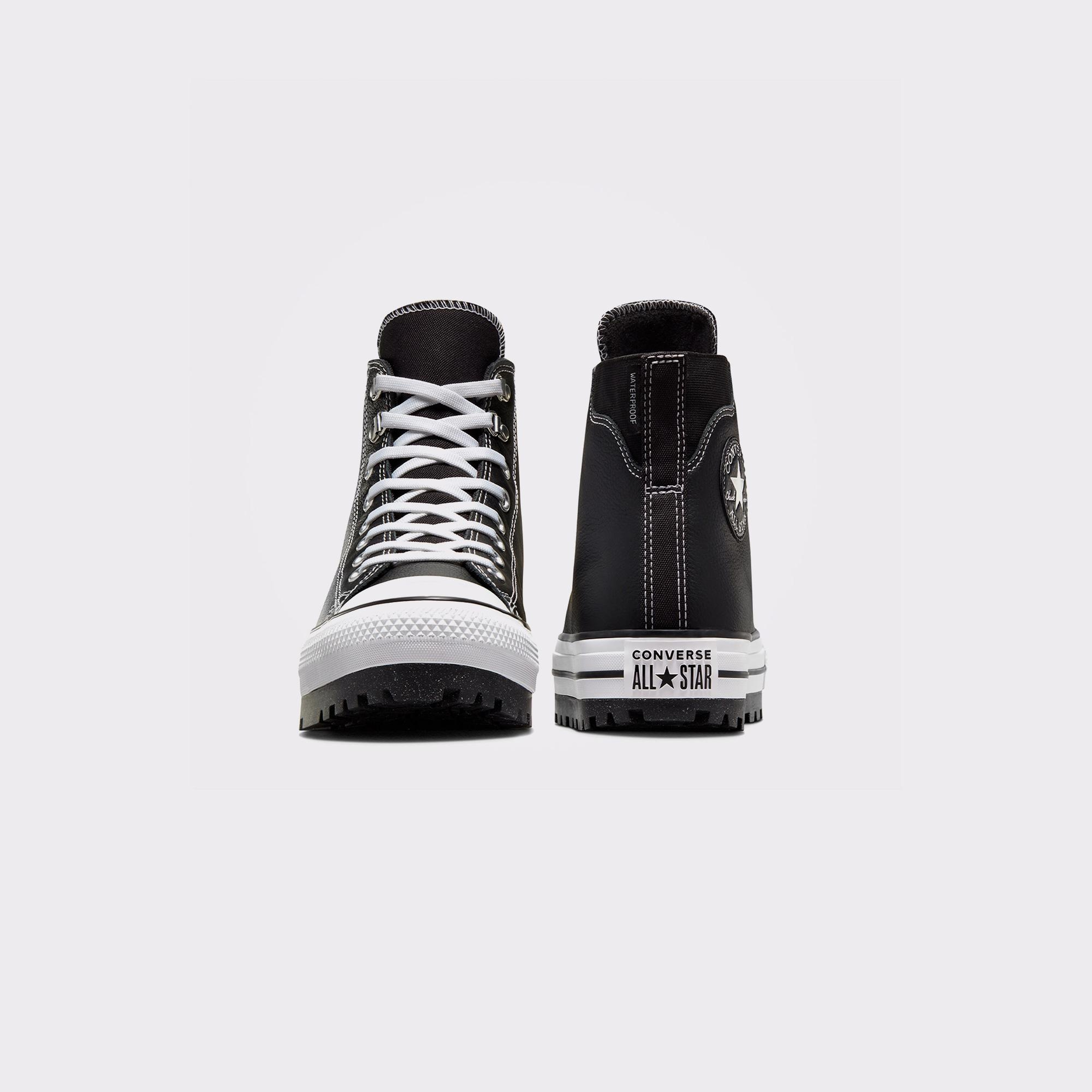 Converse Chuck Taylor All Star City Trek Unisex Siyah Deri Bot