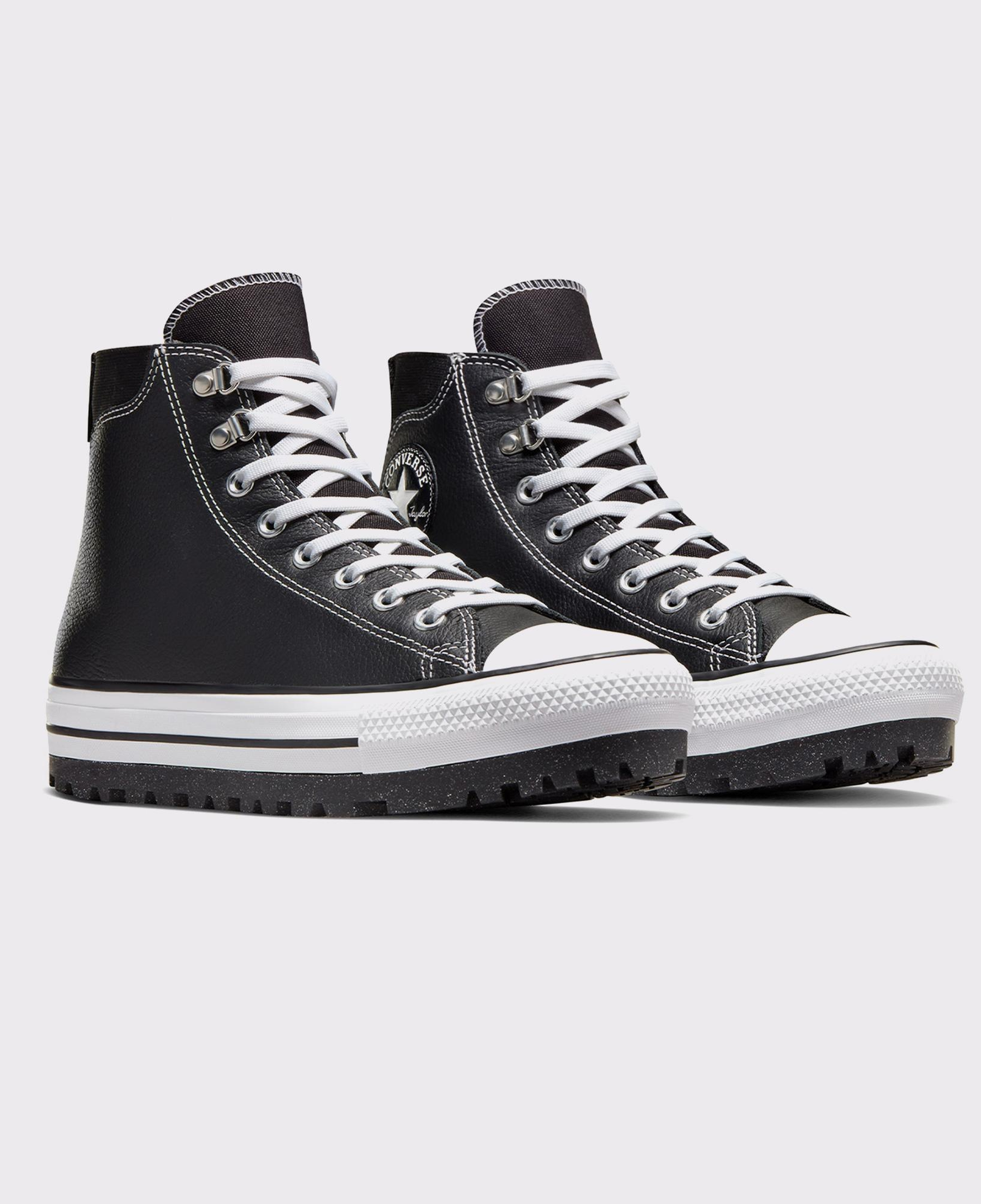 Converse Chuck Taylor All Star City Trek Unisex Siyah Deri Bot