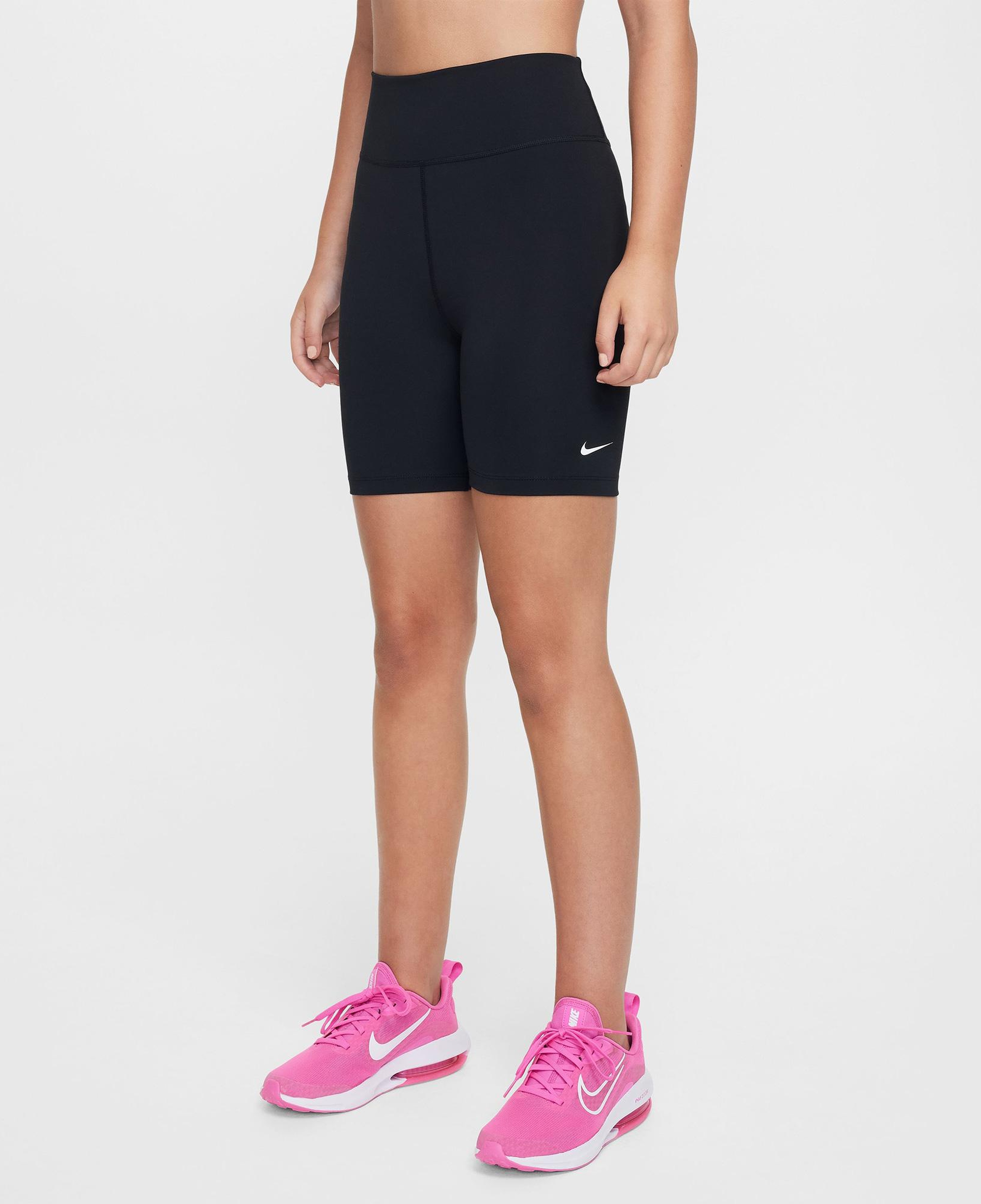 Nike Dri-Fit One 13 cm Çocuk Siyah Kısa Tayt