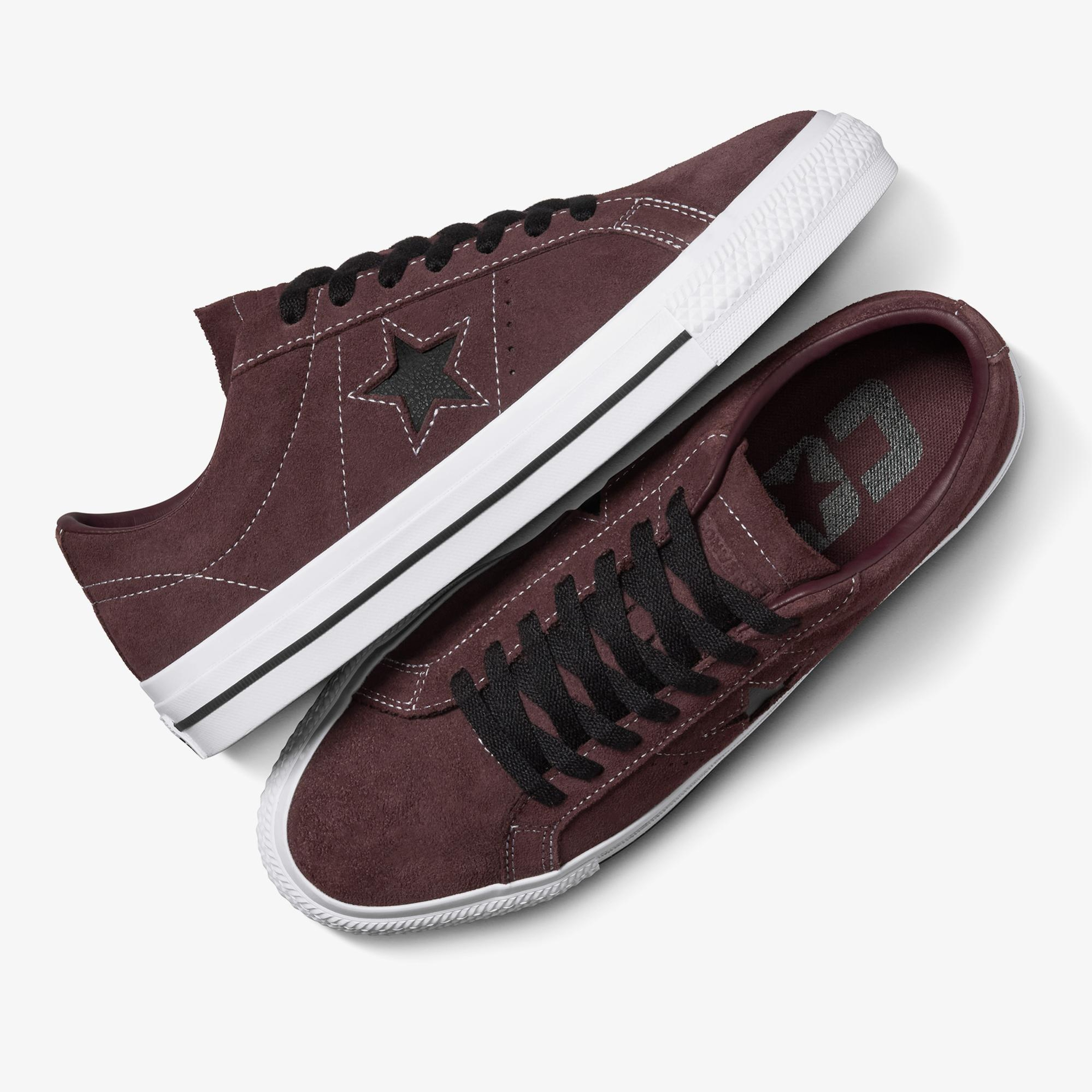 Converse One Star Pro Unisex Kahverengi Süet Sneaker