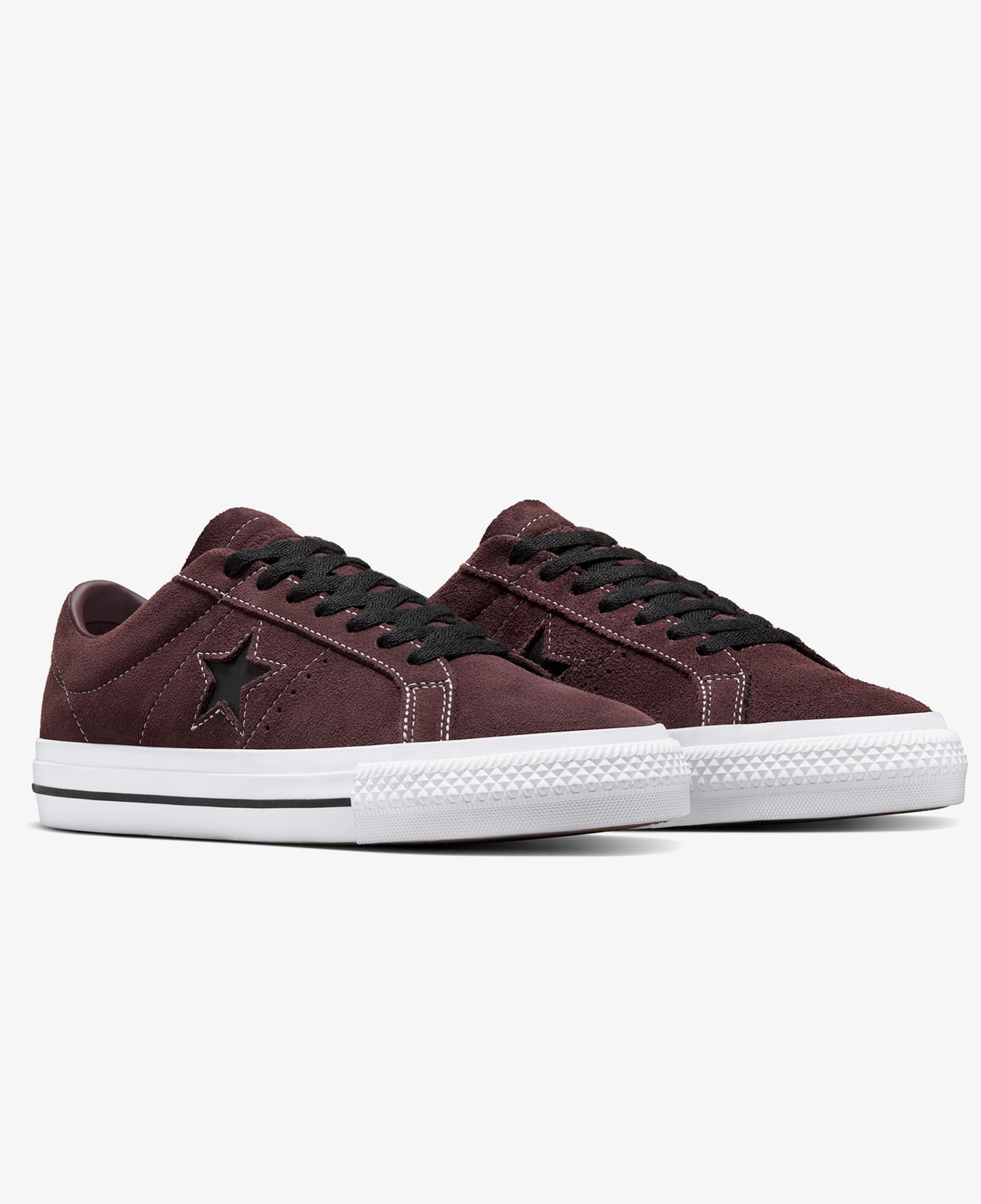 Converse One Star Pro Unisex Kahverengi Süet Sneaker