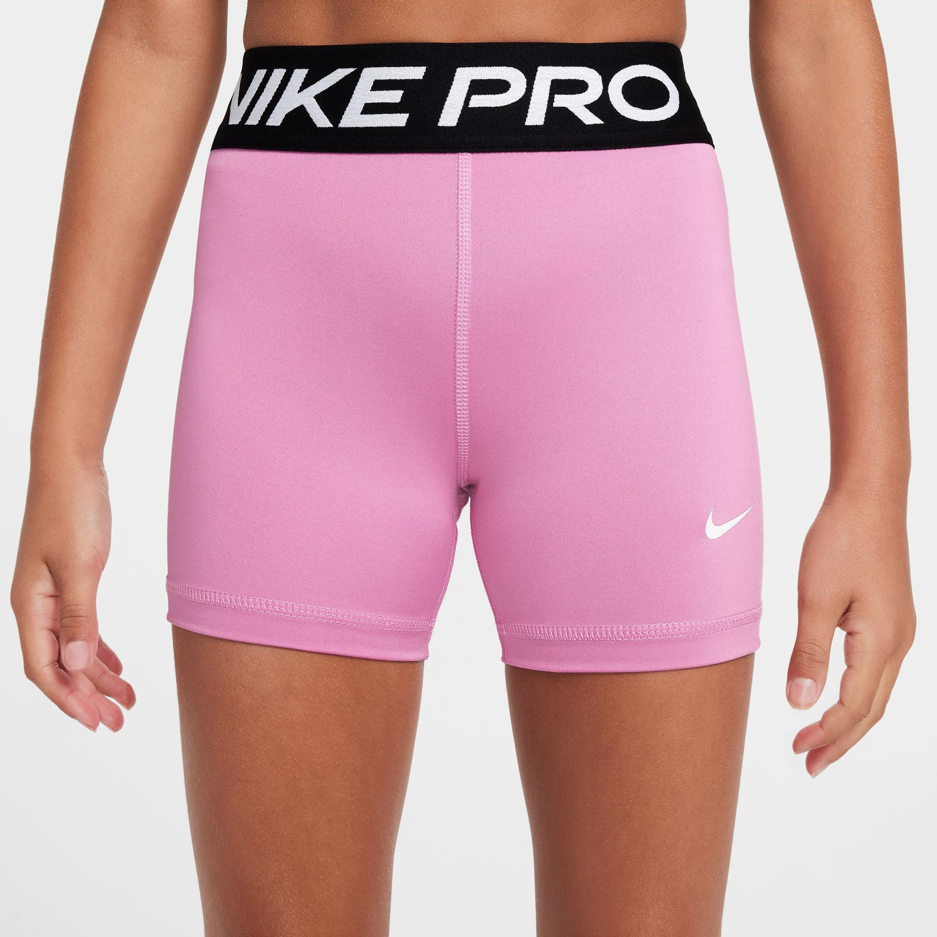 Nike Pro Dri-Fit Çocuk Pembe Kısa Tayt
