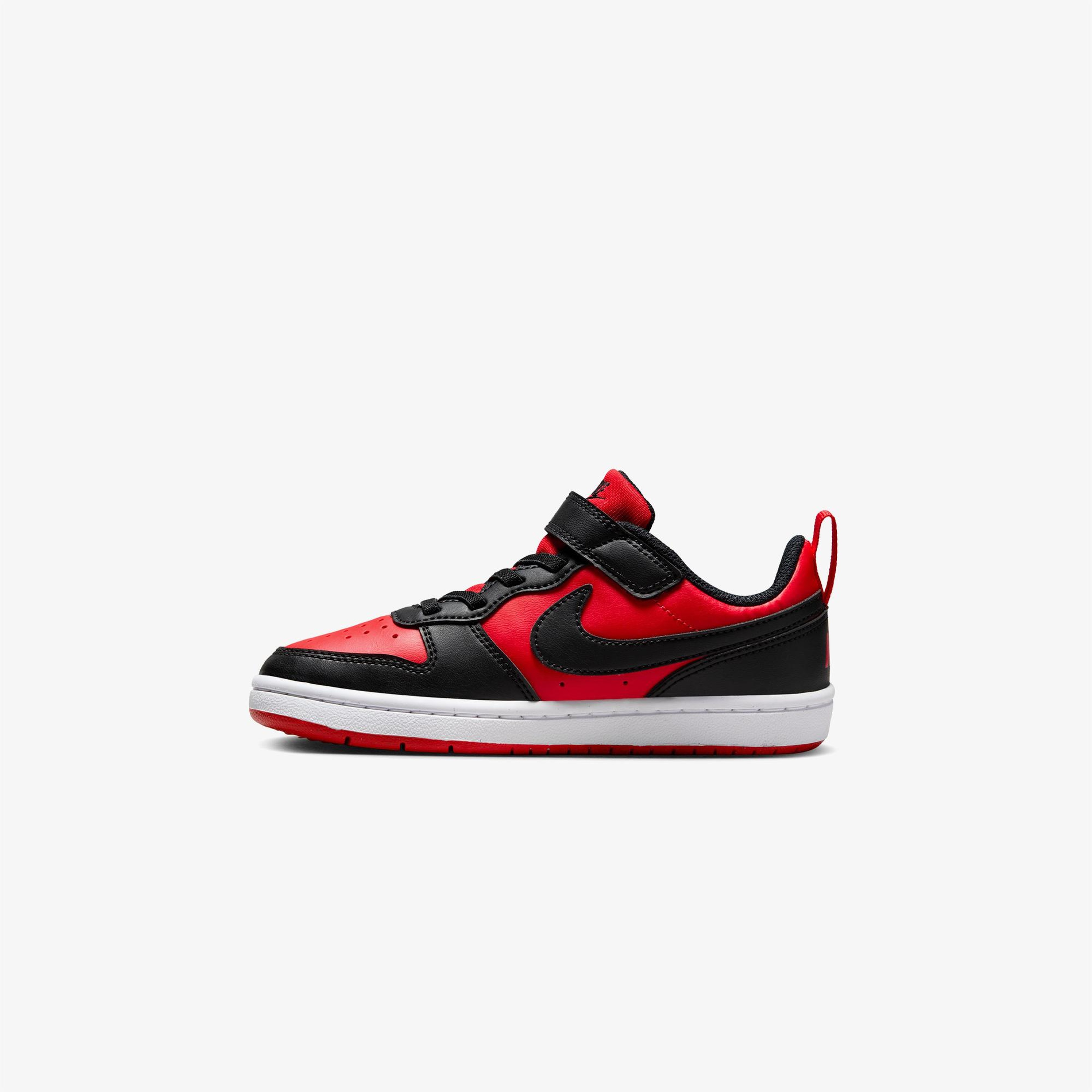 Nike Court Borough Low Recraft Çocuk Kırmızı Spor Ayakkabı