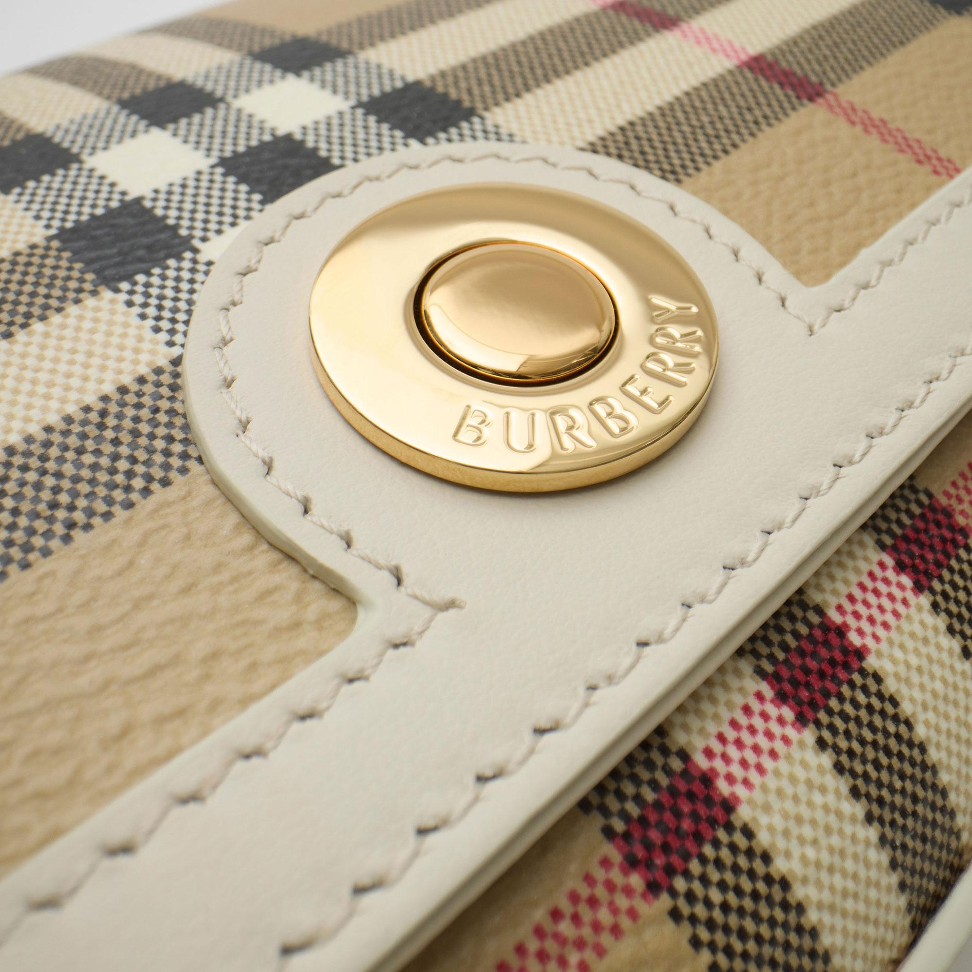 Burberry Top Handle Note Kadın Bej El Çantası