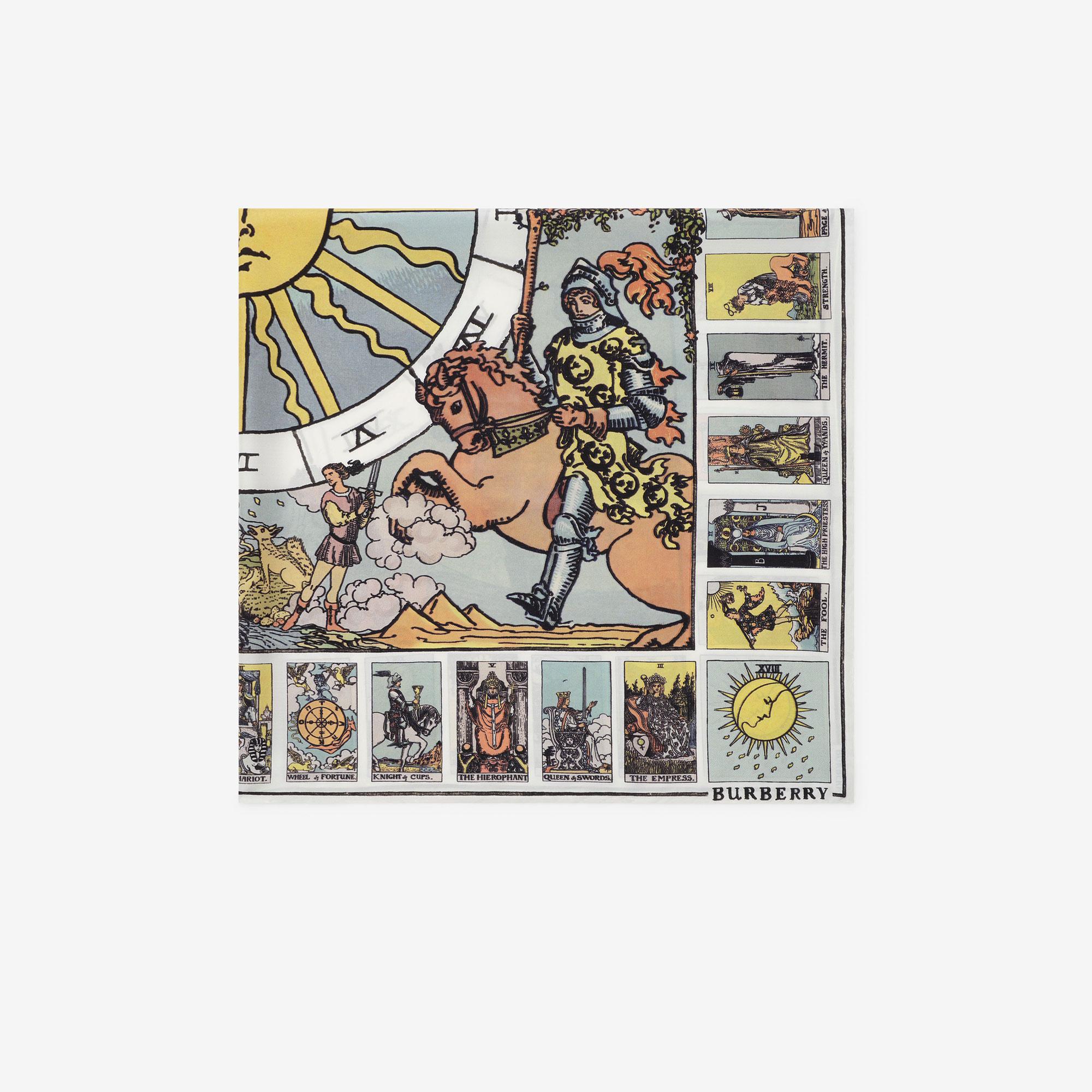 Burberry Tarot Silk Kadın Renkli Eşarp