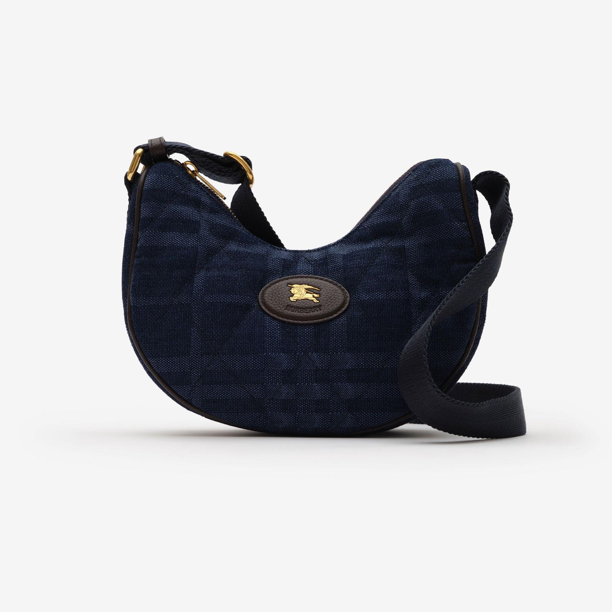 Burberry Horseshoe Kadın Lacivert El Çantası