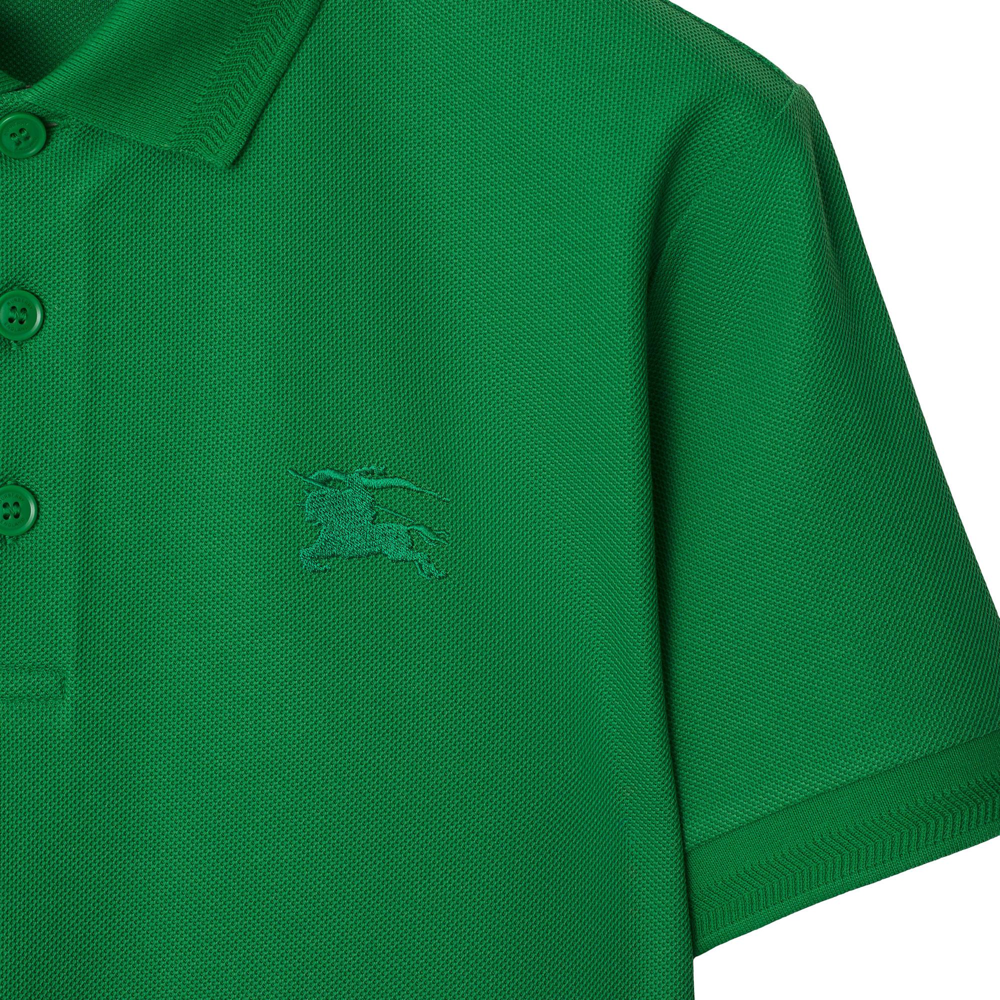 Burberry Cotton Erkek Yeşil Polo