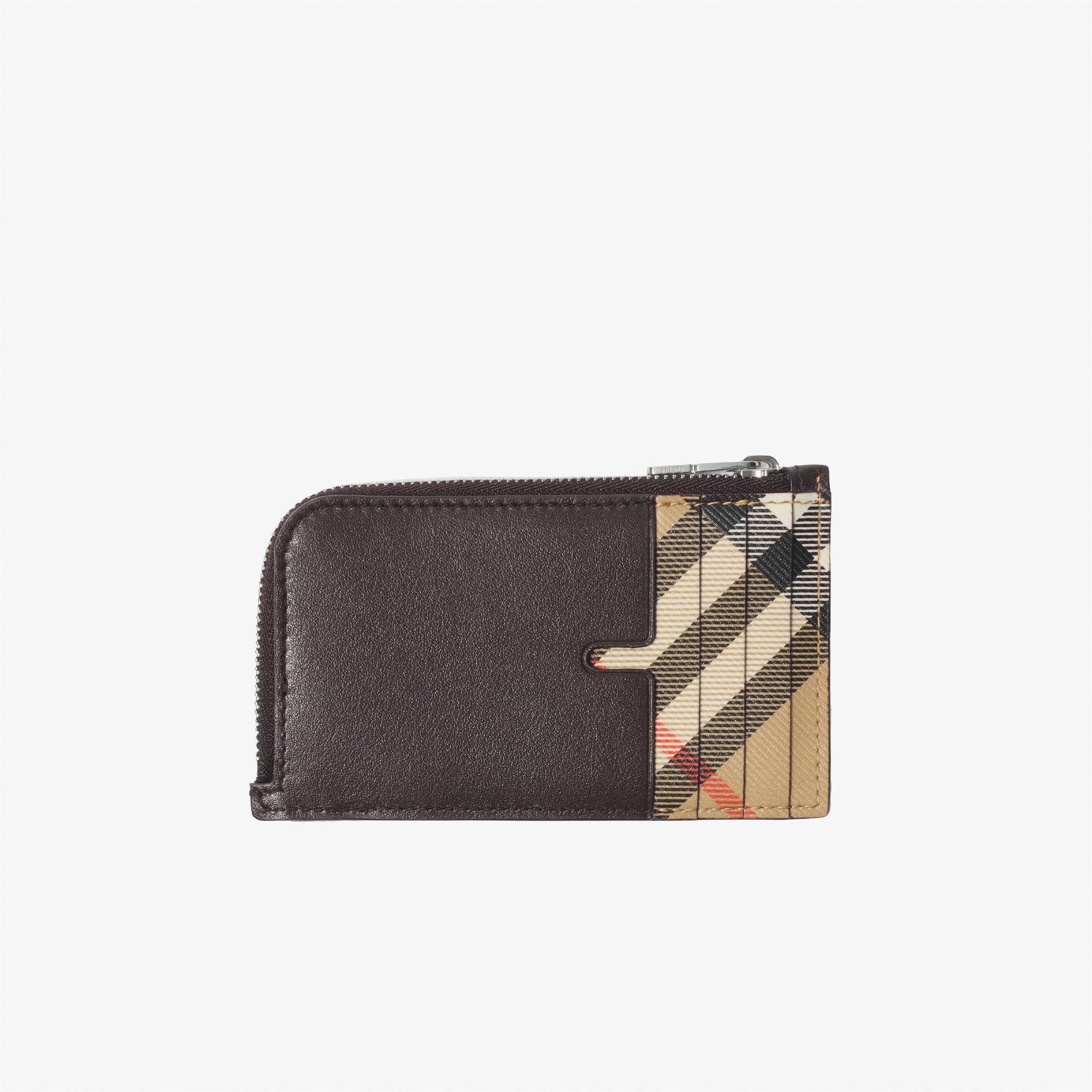 Burberry Pop Check Zip Erkek Bej Kartlık