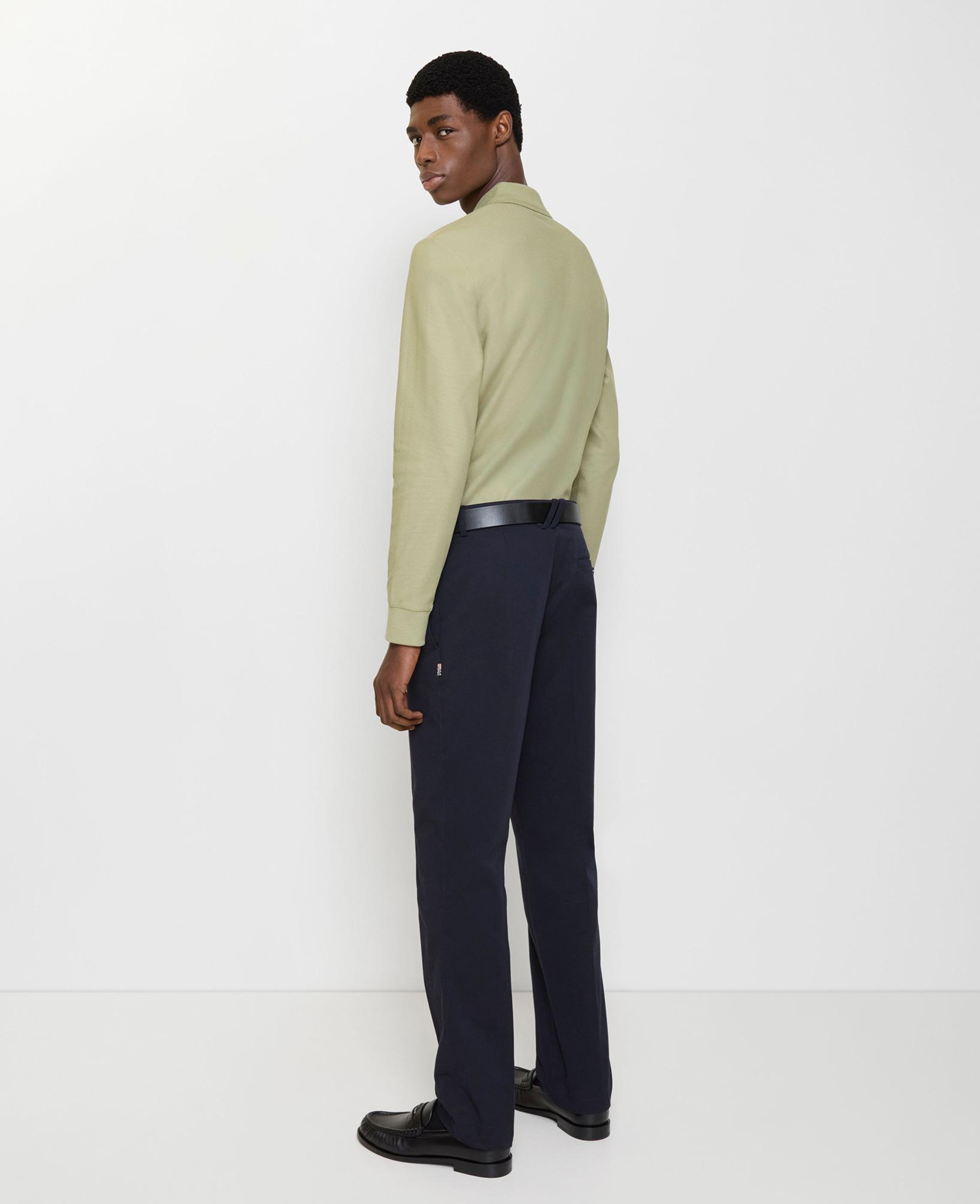 Burberry Cotton Twill Chinos Erkek Lacivert Pantolon